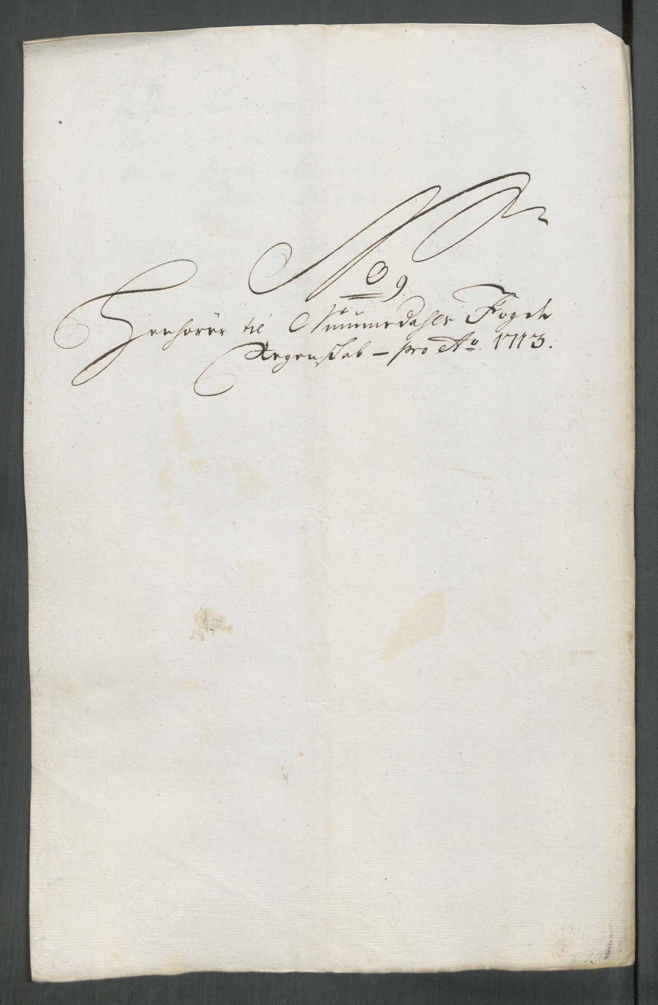 Rentekammeret inntil 1814, Reviderte regnskaper, Fogderegnskap, RA/EA-4092/R64/L4434: Fogderegnskap Namdal, 1713, s. 124