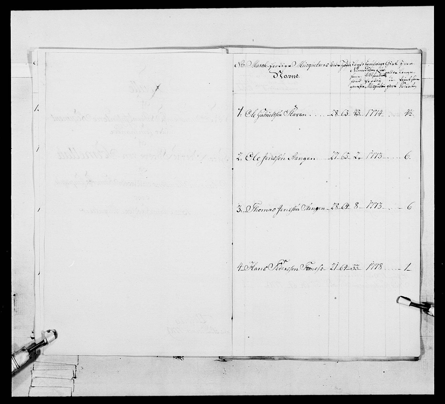 Generalitets- og kommissariatskollegiet, Det kongelige norske kommissariatskollegium, AV/RA-EA-5420/E/Eh/L0086: 3. Trondheimske nasjonale infanteriregiment, 1776-1779, s. 341