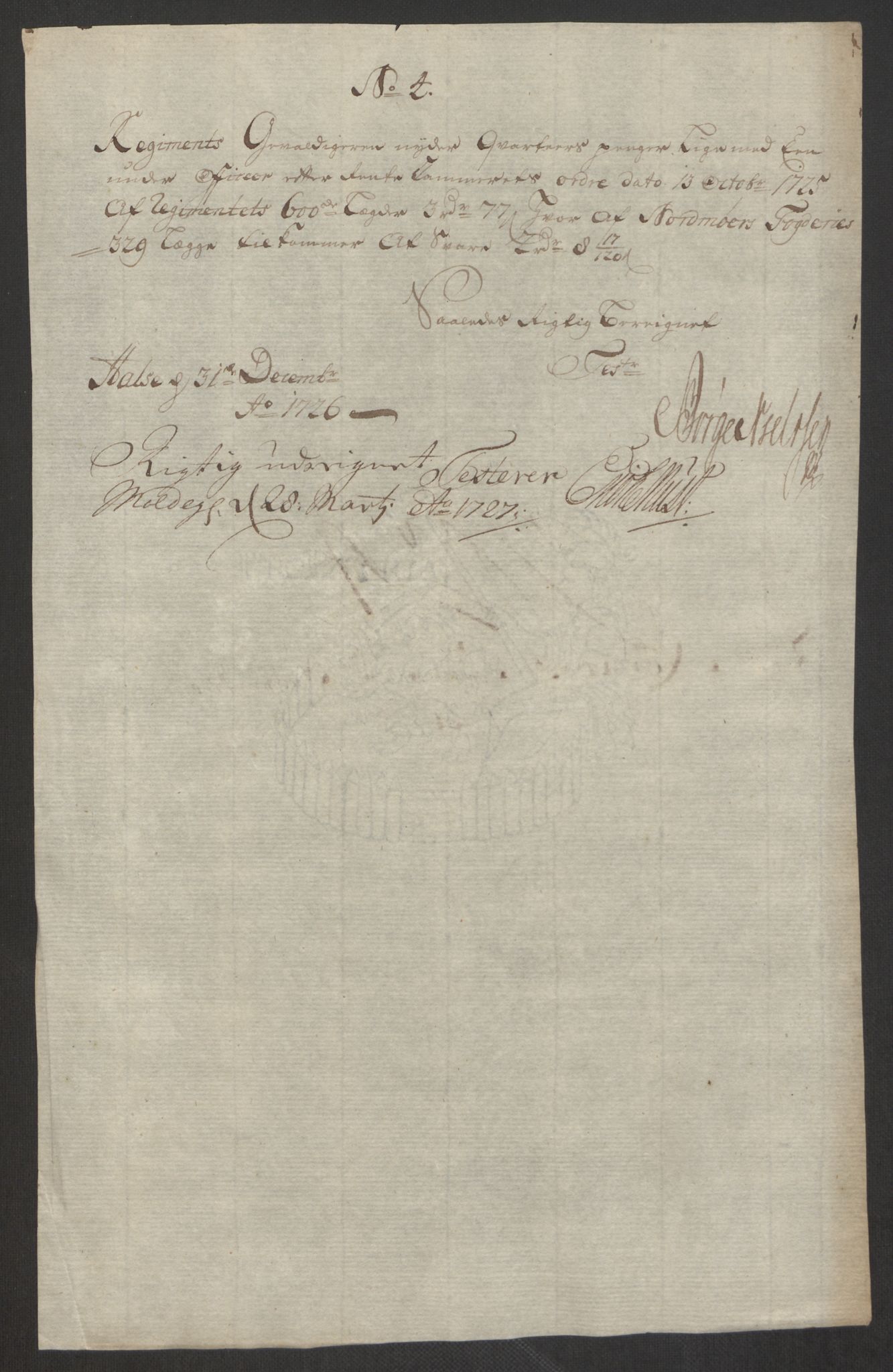 Rentekammeret inntil 1814, Reviderte regnskaper, Fogderegnskap, RA/EA-4092/R56/L3759: Fogderegnskap Nordmøre, 1726, s. 107