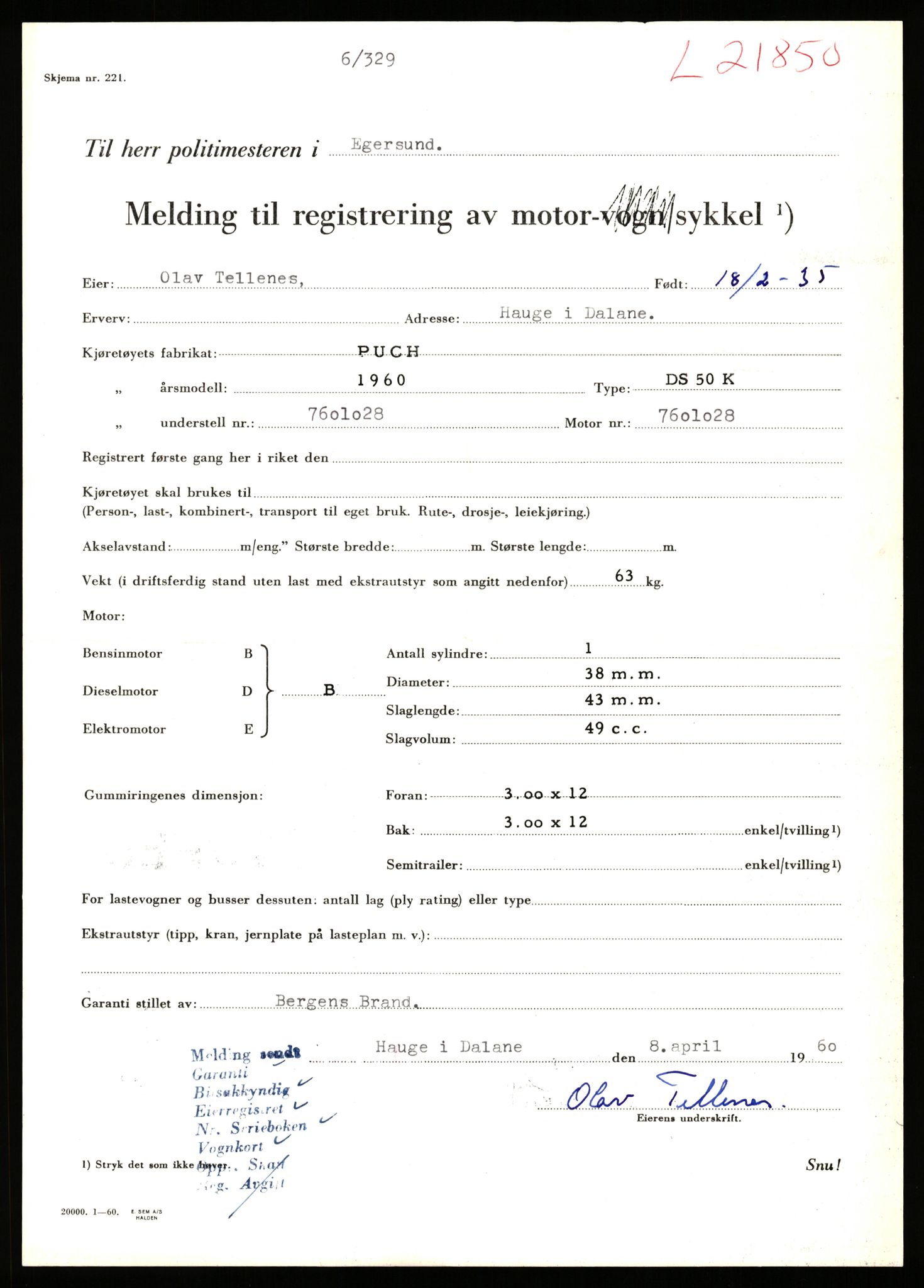 Stavanger trafikkstasjon, AV/SAST-A-101942/0/F/L0038: L-21500 - L-22252, 1930-1971, s. 1175