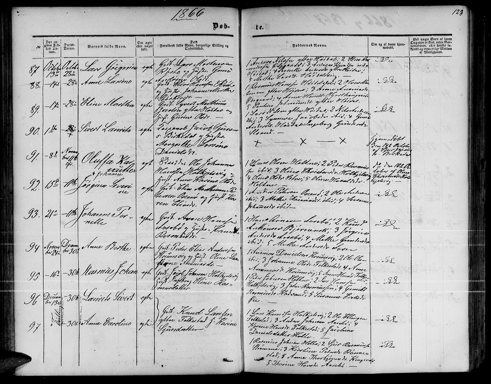 Ministerialprotokoller, klokkerbøker og fødselsregistre - Møre og Romsdal, SAT/A-1454/511/L0157: Klokkerbok nr. 511C03, 1864-1884, s. 123