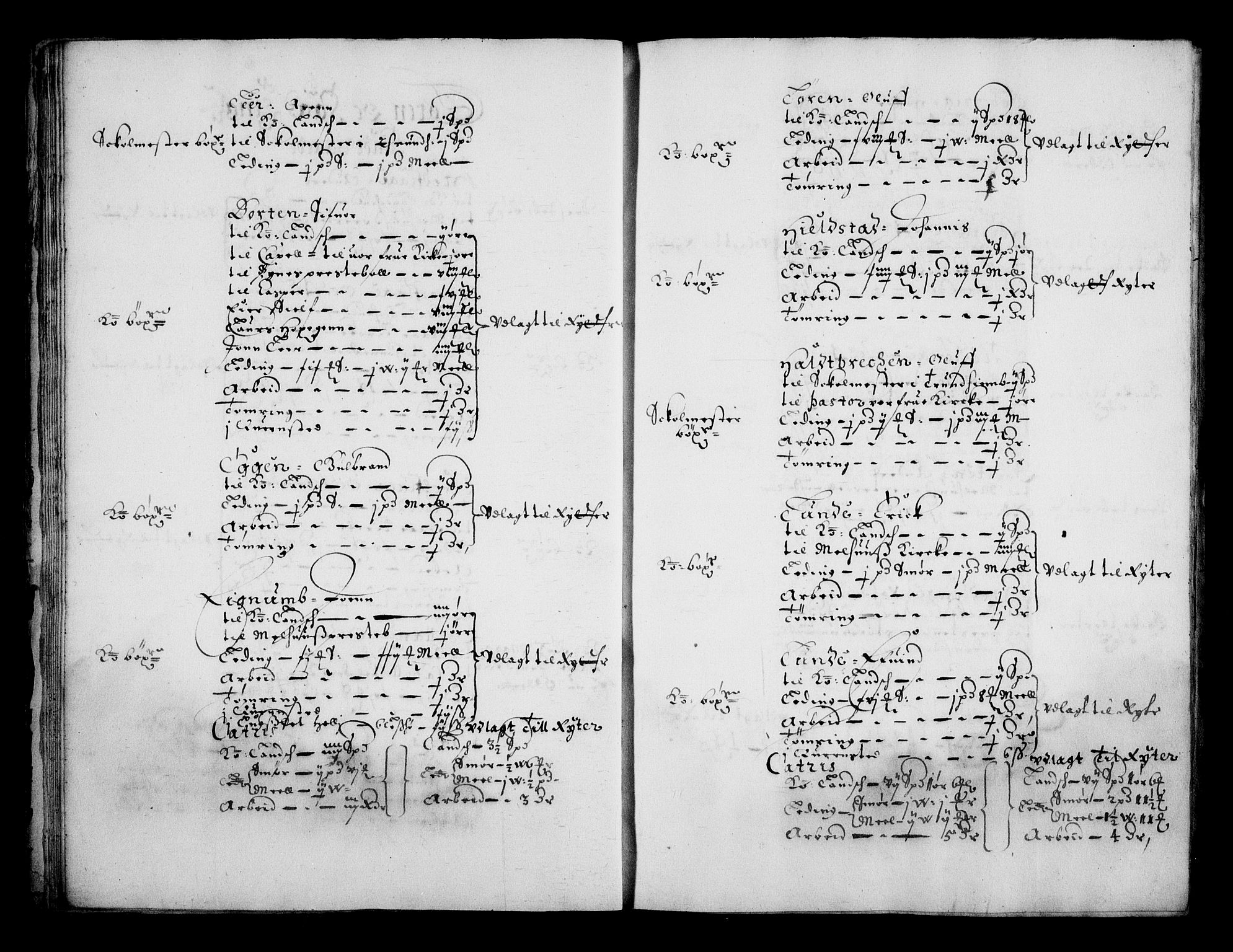 Rentekammeret inntil 1814, Realistisk ordnet avdeling, RA/EA-4070/N/Na/L0002/0004: [XI g]: Trondheims stifts jordebøker: / Gauldal fogderi, 1664