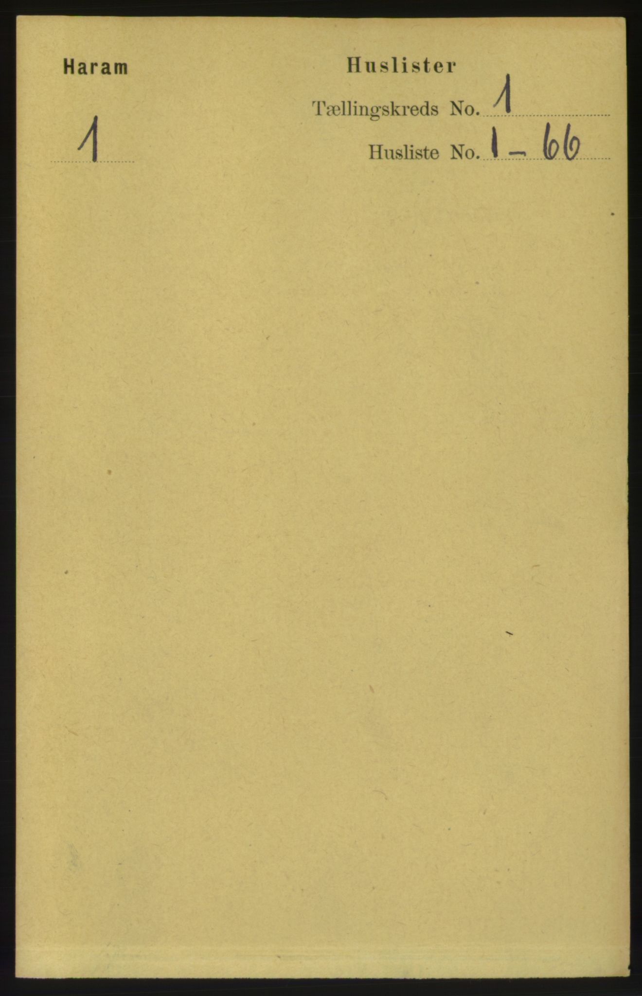 RA, Folketelling 1891 for 1534 Haram herred, 1891, s. 15