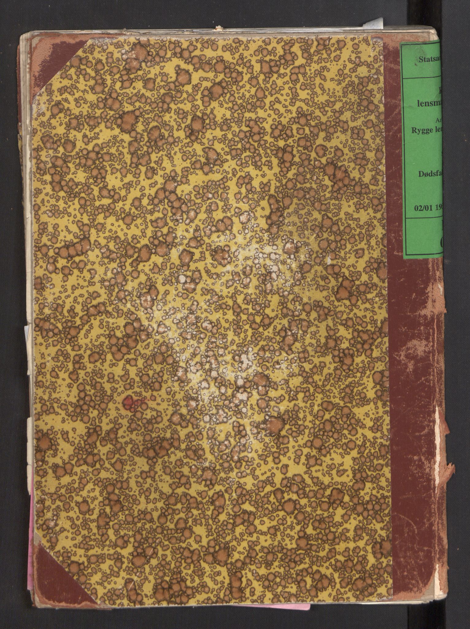 Rygge lensmannskontor, AV/SAO-A-10005/H/Ha/Haa/L0013: Dødsfallsprotokoll, 1956-1962