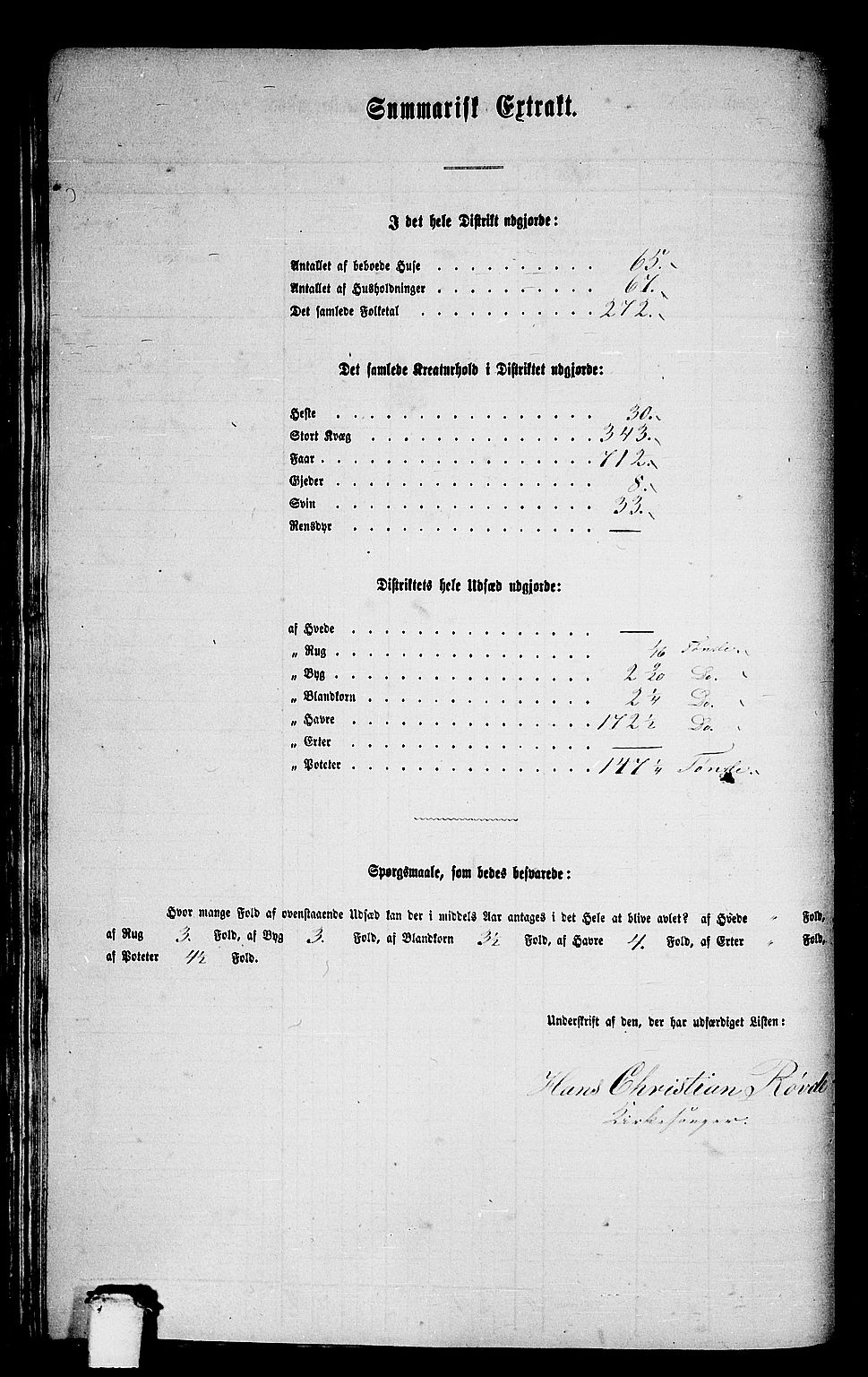 RA, Folketelling 1865 for 1511P Vanylven prestegjeld, 1865, s. 57