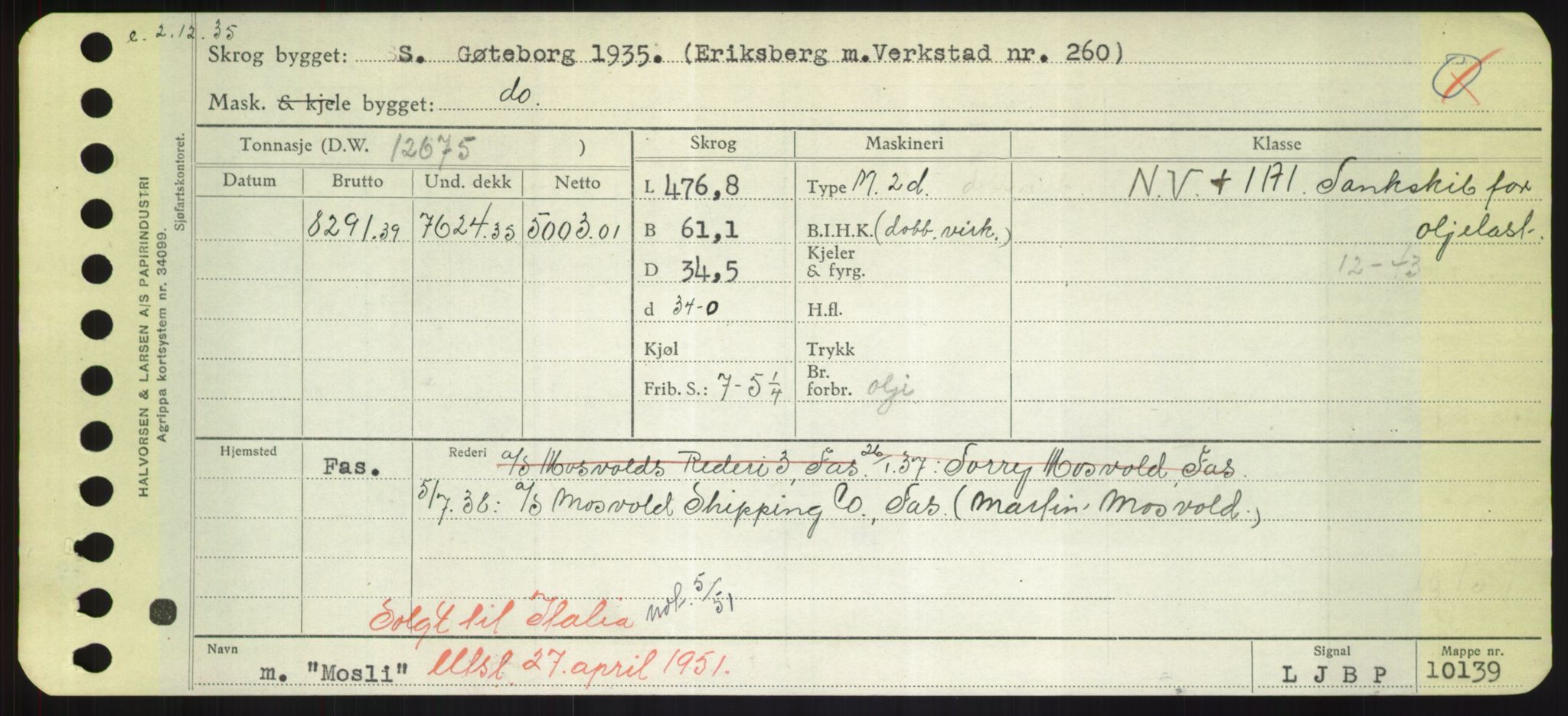 Sjøfartsdirektoratet med forløpere, Skipsmålingen, AV/RA-S-1627/H/Hd/L0025: Fartøy, Min-Mås, s. 277