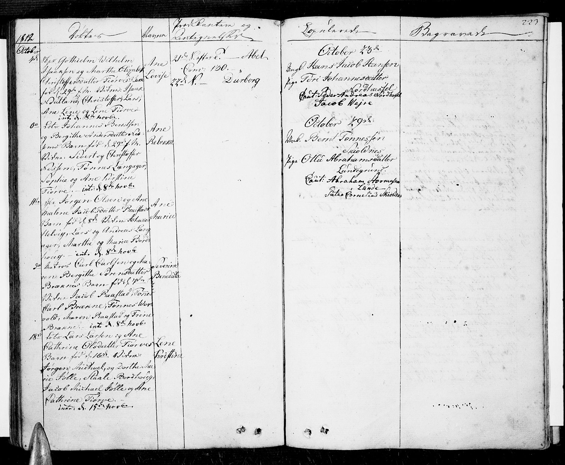 Lista sokneprestkontor, SAK/1111-0027/F/Fa/L0005: Ministerialbok nr. A 5, 1795-1823, s. 223