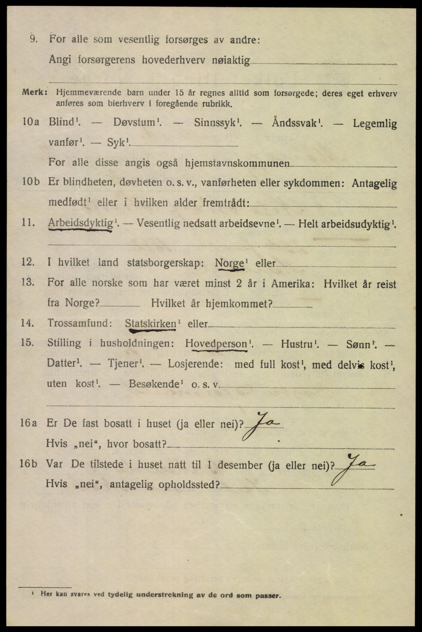 SAK, Folketelling 1920 for 1002 Mandal ladested, 1920, s. 4744