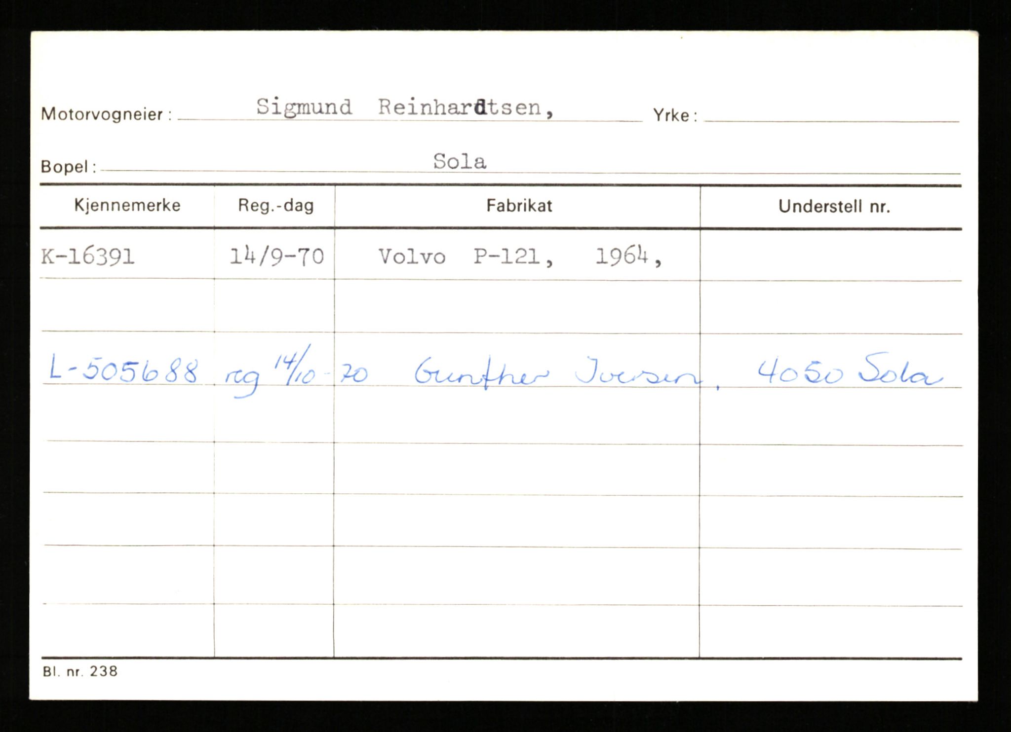 Stavanger trafikkstasjon, AV/SAST-A-101942/0/G/L0004: Registreringsnummer: 15497 - 22957, 1930-1971, s. 463
