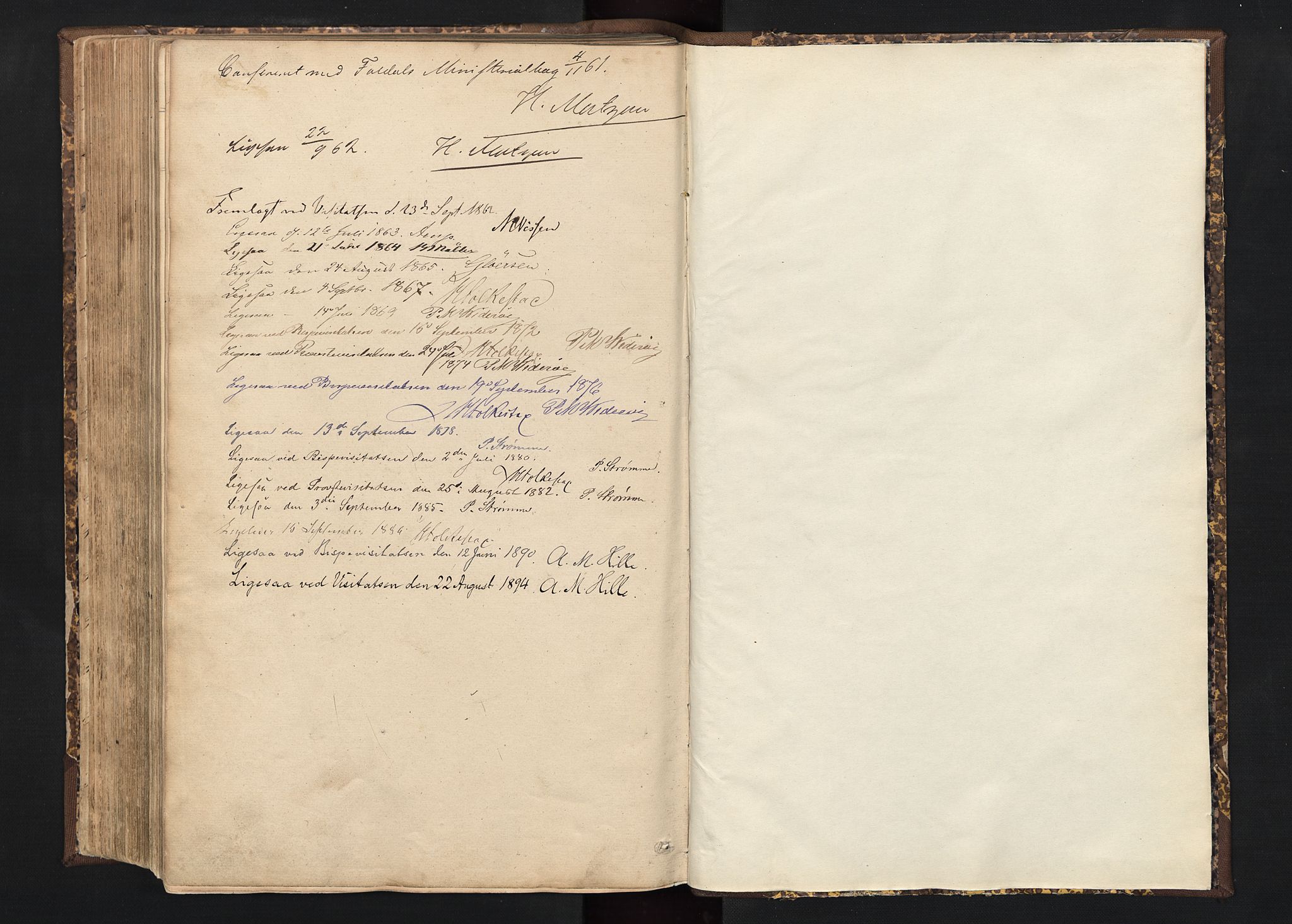 Alvdal prestekontor, AV/SAH-PREST-060/H/Ha/Hab/L0001: Klokkerbok nr. 1, 1857-1893