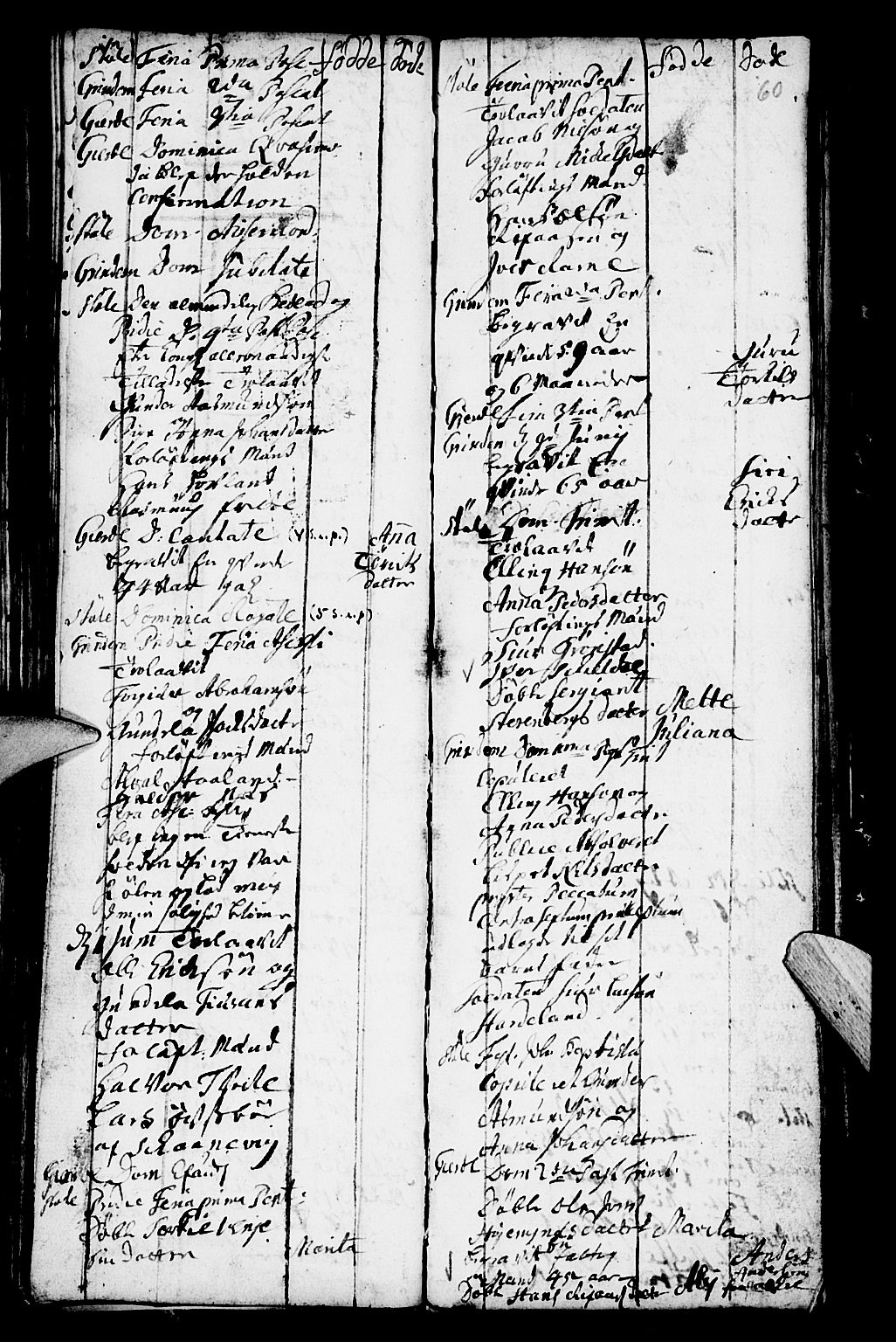 Etne sokneprestembete, SAB/A-75001/H/Haa: Ministerialbok nr. A 2, 1725-1755, s. 60