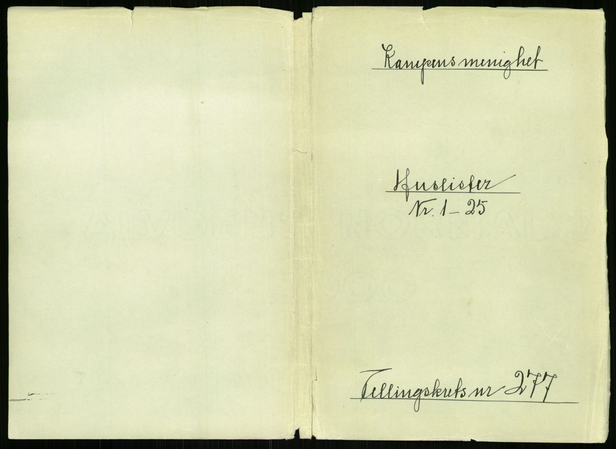 RA, Folketelling 1891 for 0301 Kristiania kjøpstad, 1891, s. 168029