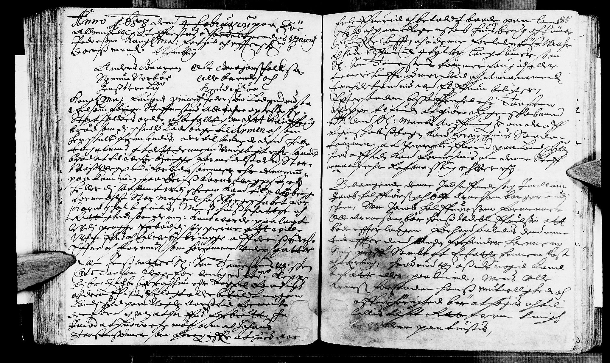 Nedre Telemark sorenskriveri, AV/SAKO-A-135/F/Fa/L0001: Tingbok, 1652-1661, s. 85