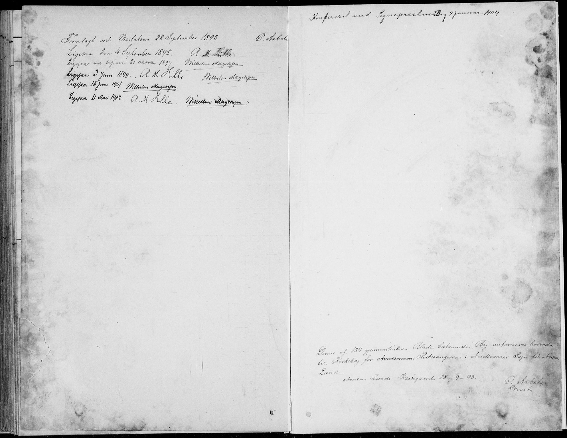 Nordre Land prestekontor, AV/SAH-PREST-124/H/Ha/Hab/L0013: Klokkerbok nr. 13, 1891-1904
