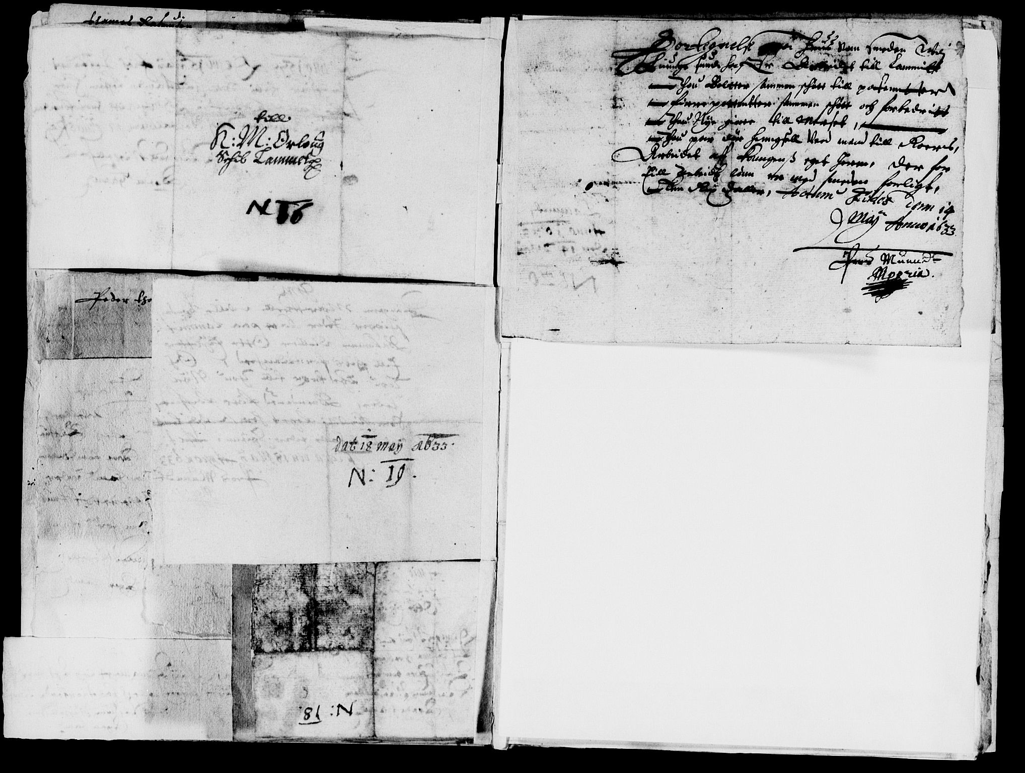 Rentekammeret inntil 1814, Reviderte regnskaper, Lensregnskaper, AV/RA-EA-5023/R/Rb/Rbq/L0022: Nedenes len. Mandals len. Råbyggelag., 1632-1634
