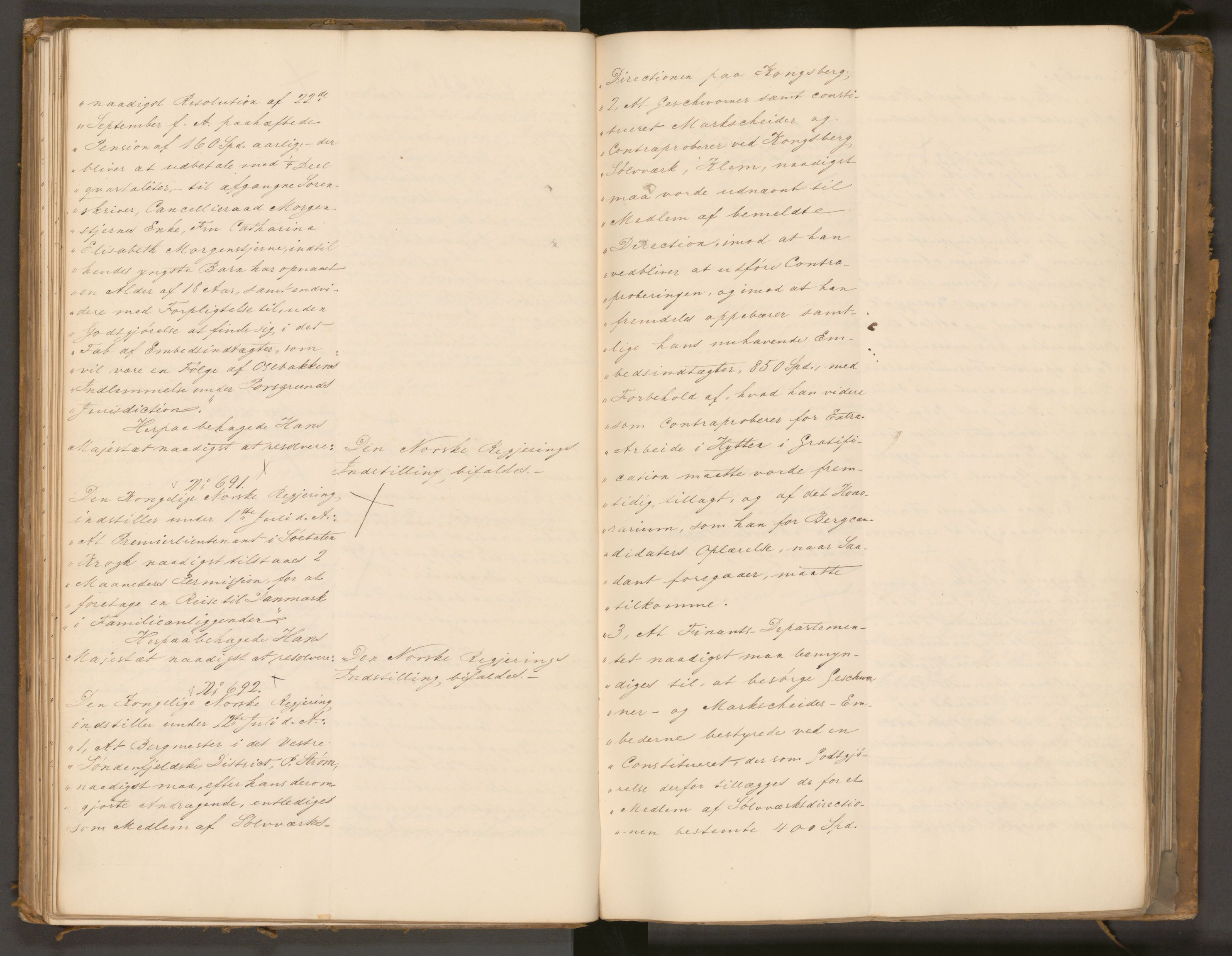 Statsrådssekretariatet, AV/RA-S-1001/A/Ab/L0043: Kgl. res. nr. 632-1192, 2. halvår, 1836