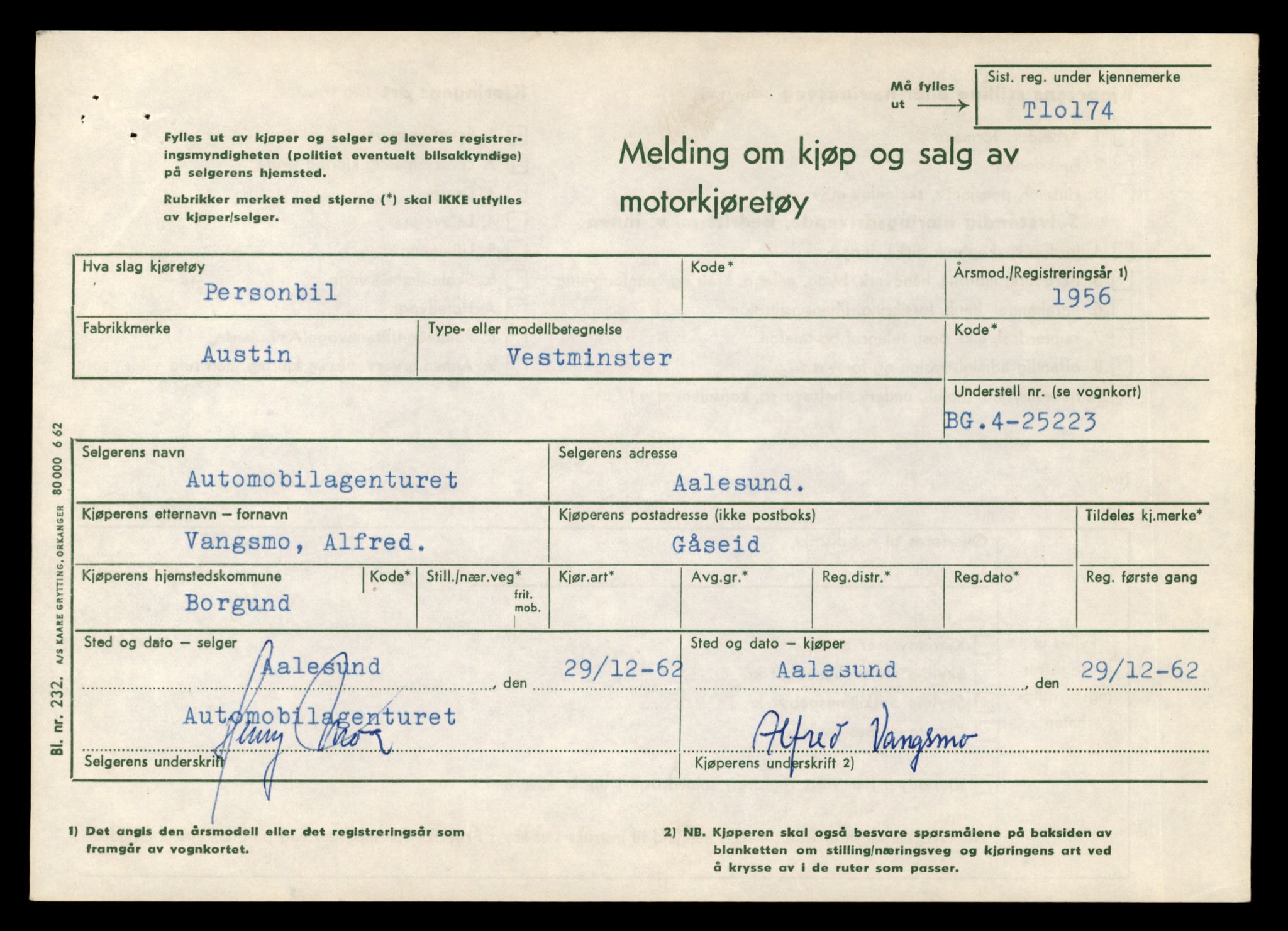 Møre og Romsdal vegkontor - Ålesund trafikkstasjon, AV/SAT-A-4099/F/Fe/L0018: Registreringskort for kjøretøy T 10091 - T 10227, 1927-1998, s. 2009