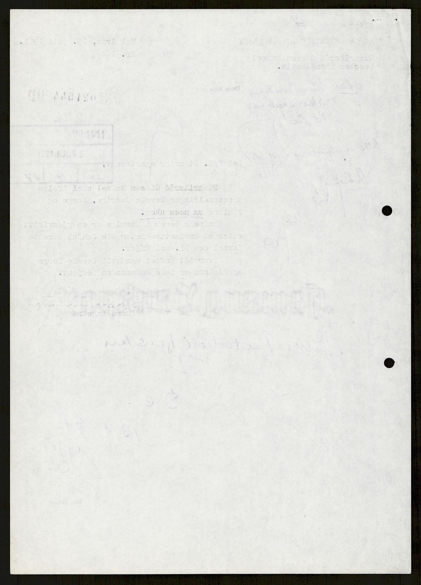 Utenriksdepartementet, hovedarkiv, AV/RA-S-6794/D/Db/Dba/L0776/0003: Verdenspolitikk. Fremmede staters politikk (G.L.) / Israel: Politikk (2 mapper), 1970-1972, s. 59