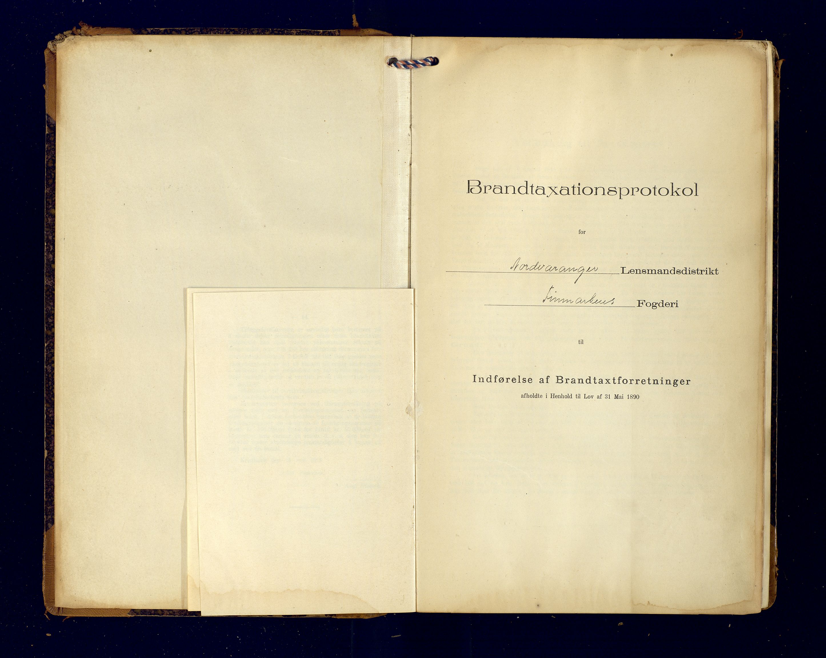 Nord-Varanger (Vadsø) lensmannskontor, SATØ/S-1166/1/Fp/Fpb/L0199: Branntakstprotokoller, 1913-1922