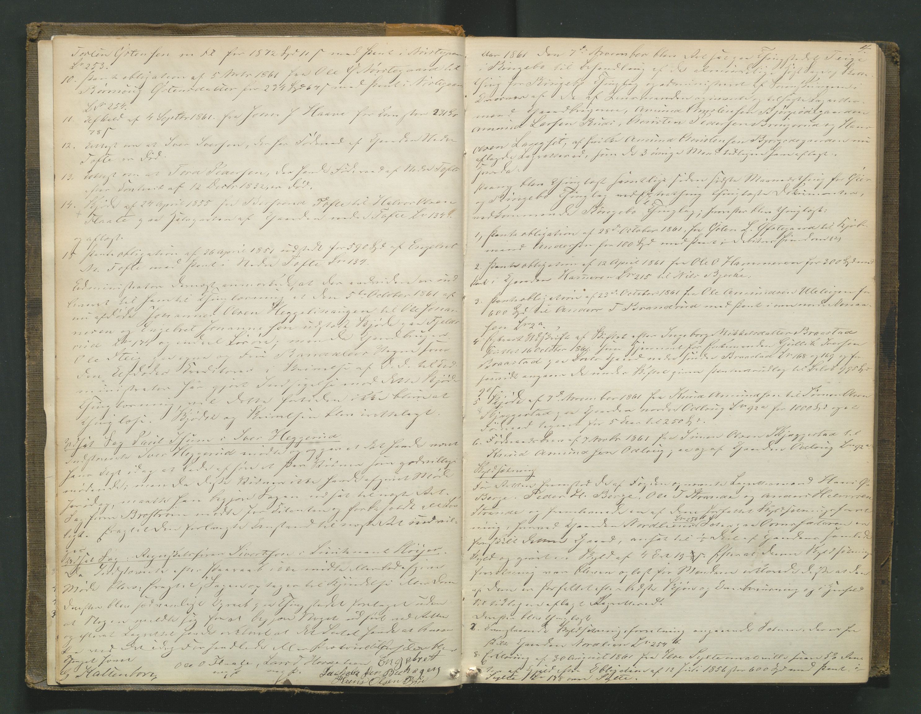 Mellom-Gudbrandsdal sorenskriveri, SAH/TING-038/G/Gb/L0003: Tingbok, 1861-1869, s. 3b-4a