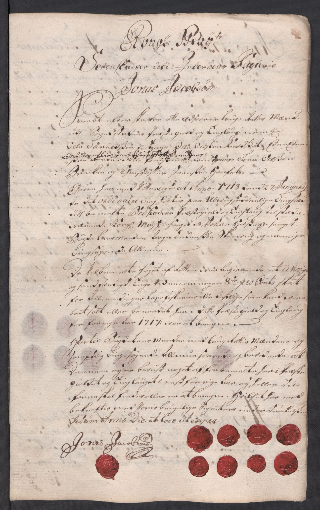 Rentekammeret inntil 1814, Reviderte regnskaper, Fogderegnskap, AV/RA-EA-4092/R63/L4325: Fogderegnskap Inderøy, 1717, s. 148