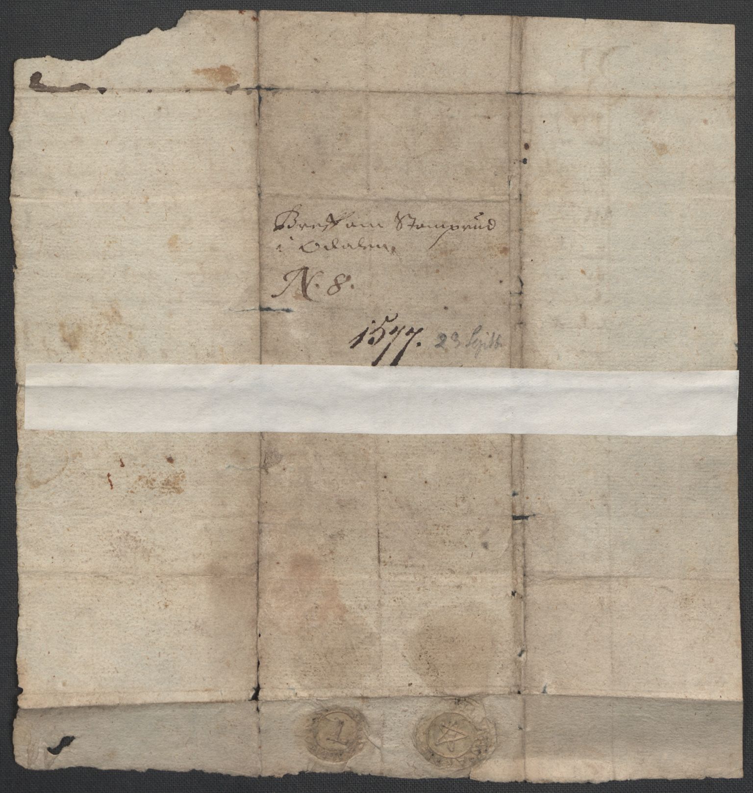 Riksarkivets diplomsamling, AV/RA-EA-5965/F02/L0079: Dokumenter, 1576-1577, s. 81