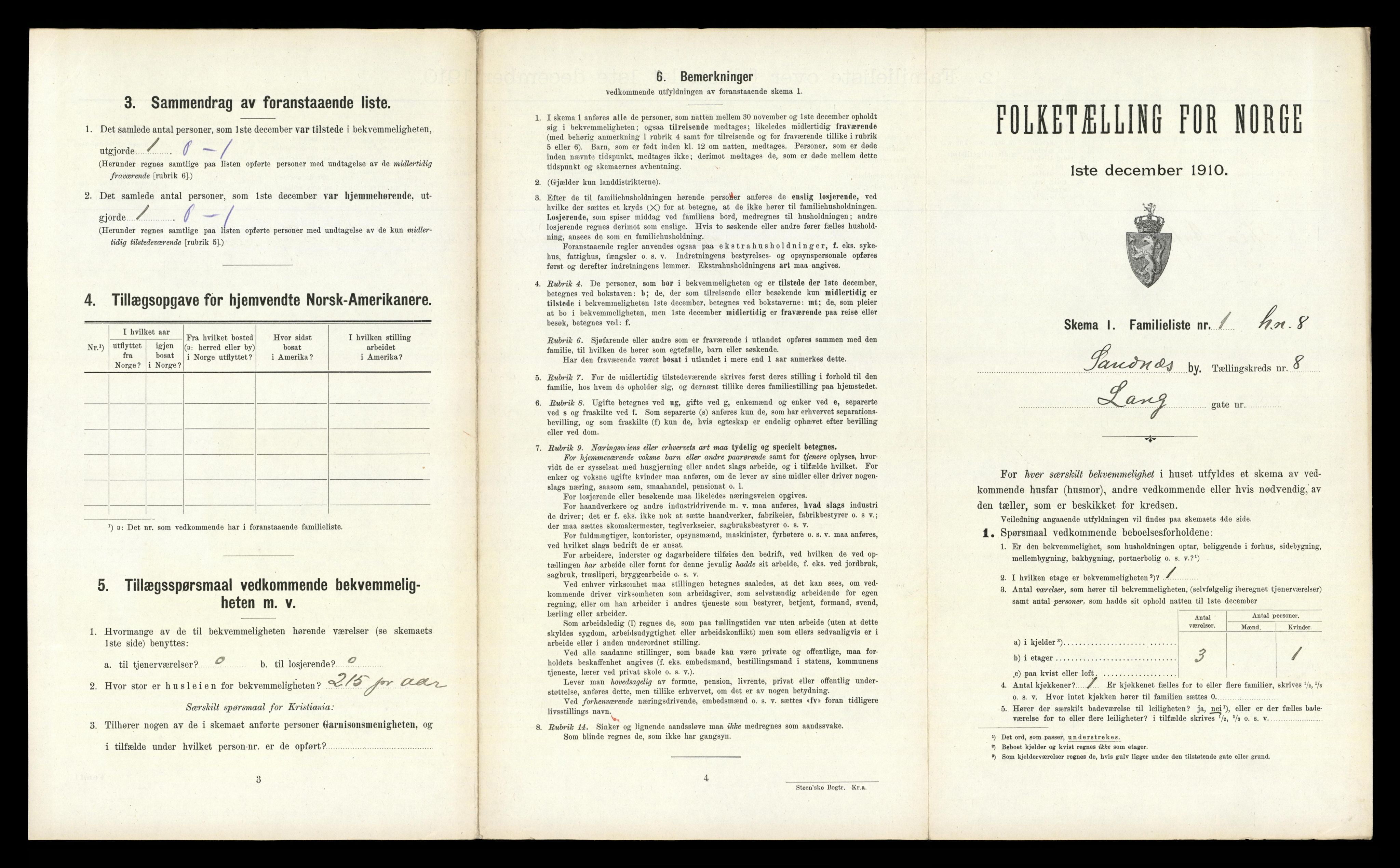 RA, Folketelling 1910 for 1102 Sandnes ladested, 1910, s. 896