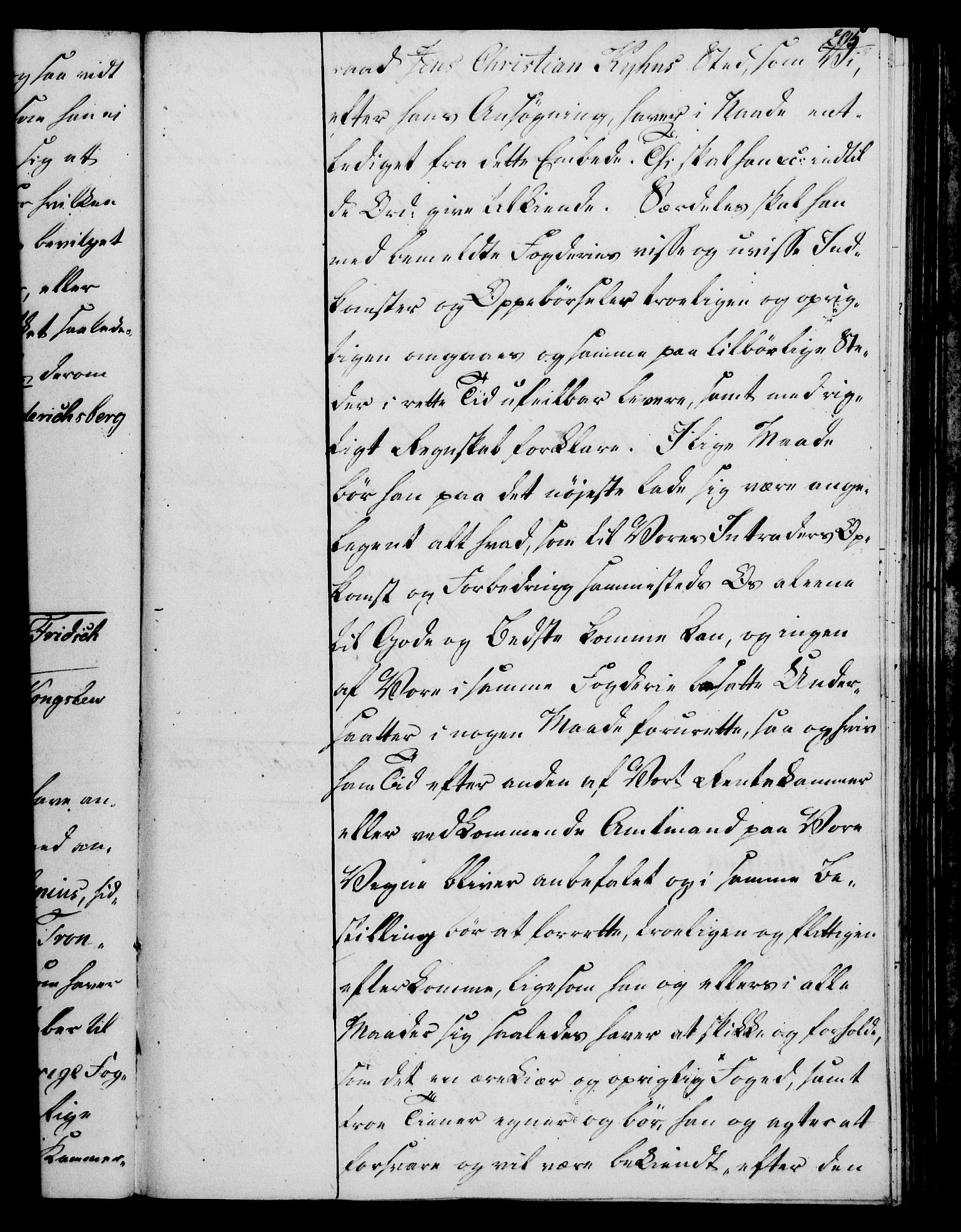Rentekammeret, Kammerkanselliet, RA/EA-3111/G/Gg/Gge/L0006: Norsk bestallingsprotokoll med register (merket RK 53.30), 1773-1814, s. 205