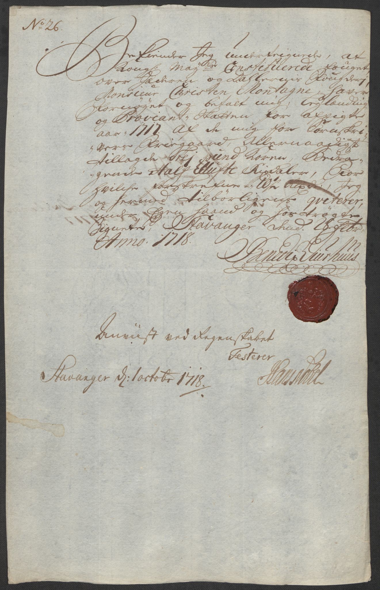 Rentekammeret inntil 1814, Reviderte regnskaper, Fogderegnskap, AV/RA-EA-4092/R46/L2742: Fogderegnskap Jæren og Dalane, 1717, s. 135