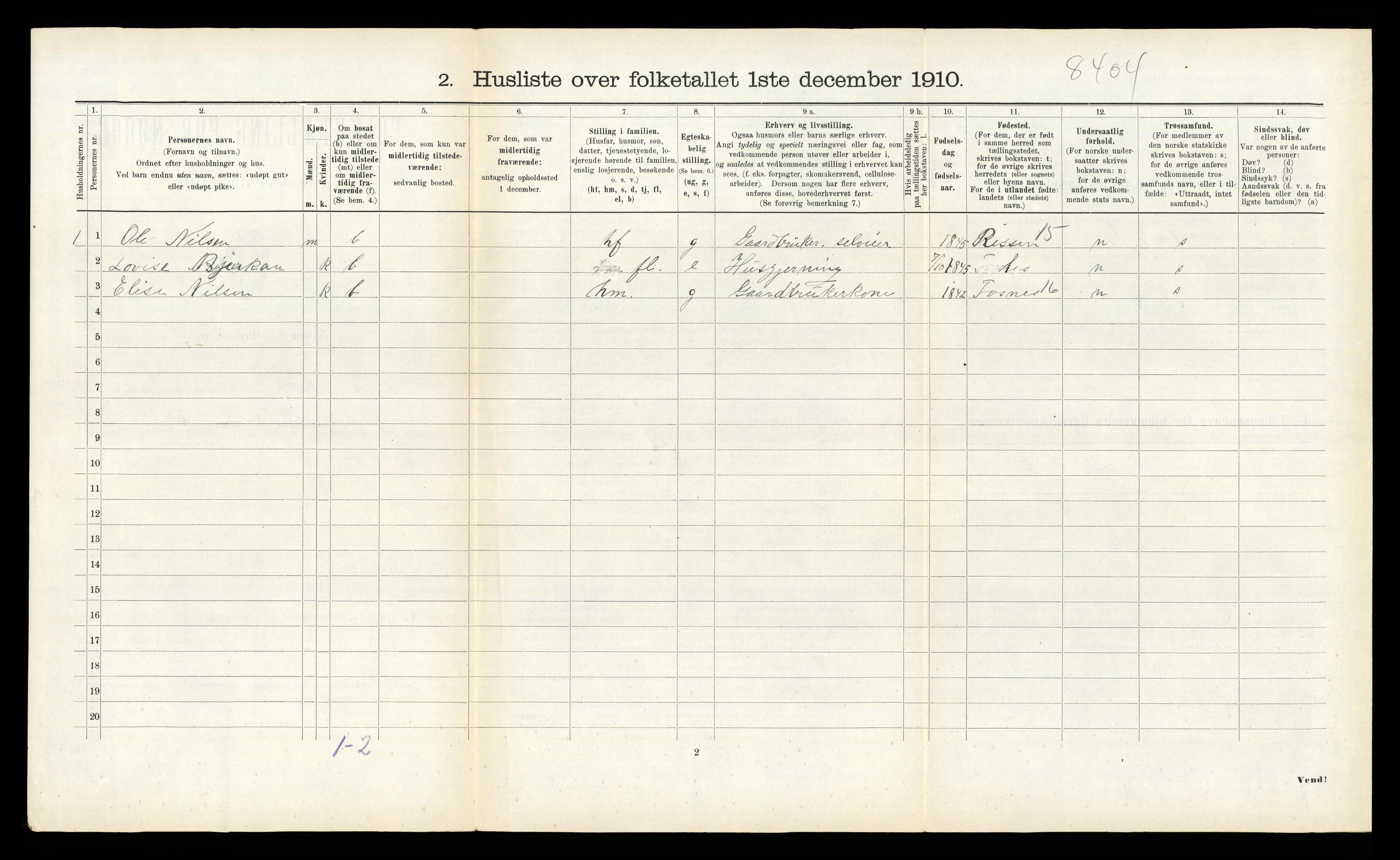 RA, Folketelling 1910 for 1745 Vemundvik herred, 1910, s. 273