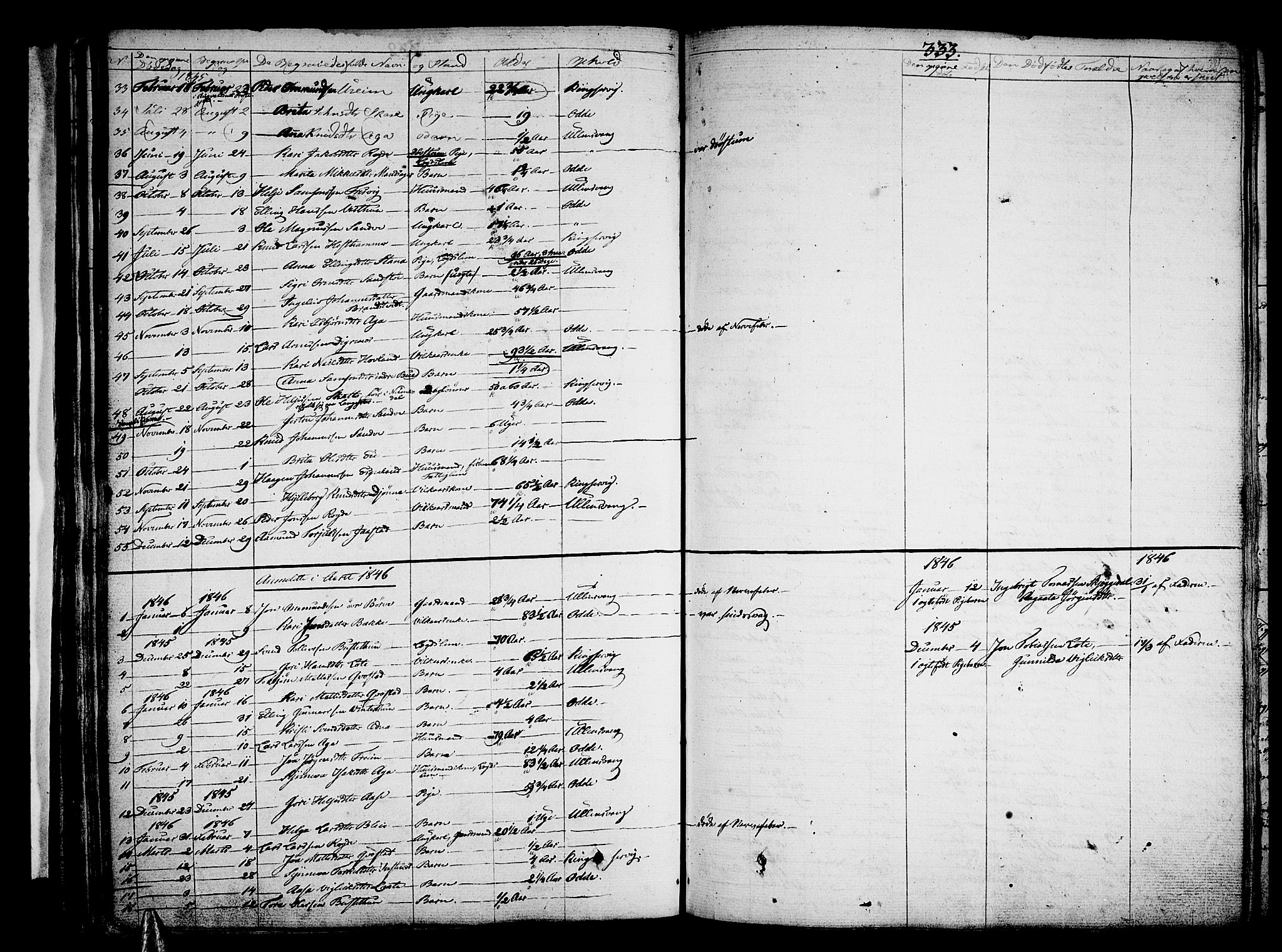 Ullensvang sokneprestembete, SAB/A-78701/H/Haa: Ministerialbok nr. A 10, 1825-1853, s. 333