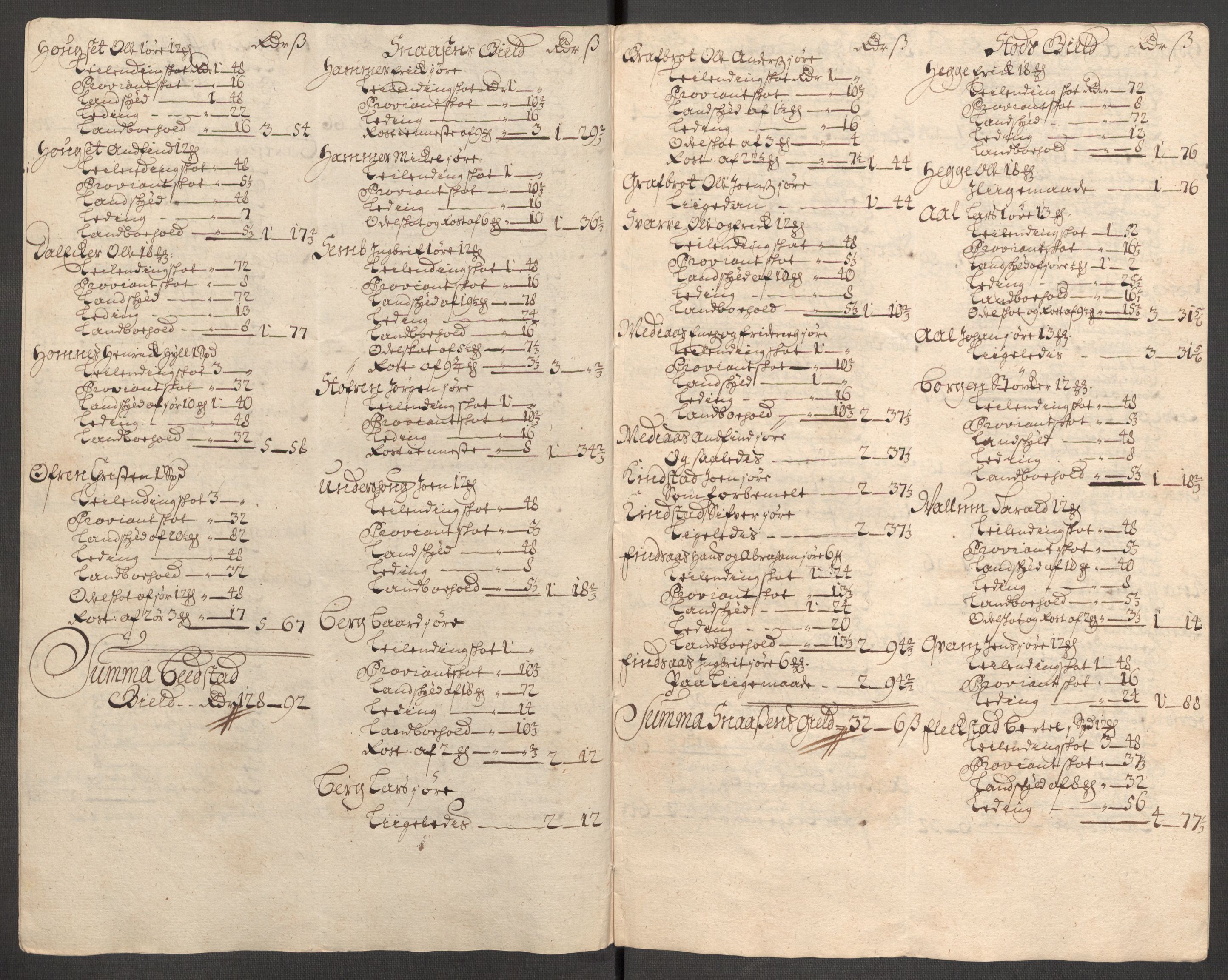 Rentekammeret inntil 1814, Reviderte regnskaper, Fogderegnskap, RA/EA-4092/R63/L4314: Fogderegnskap Inderøy, 1705, s. 180