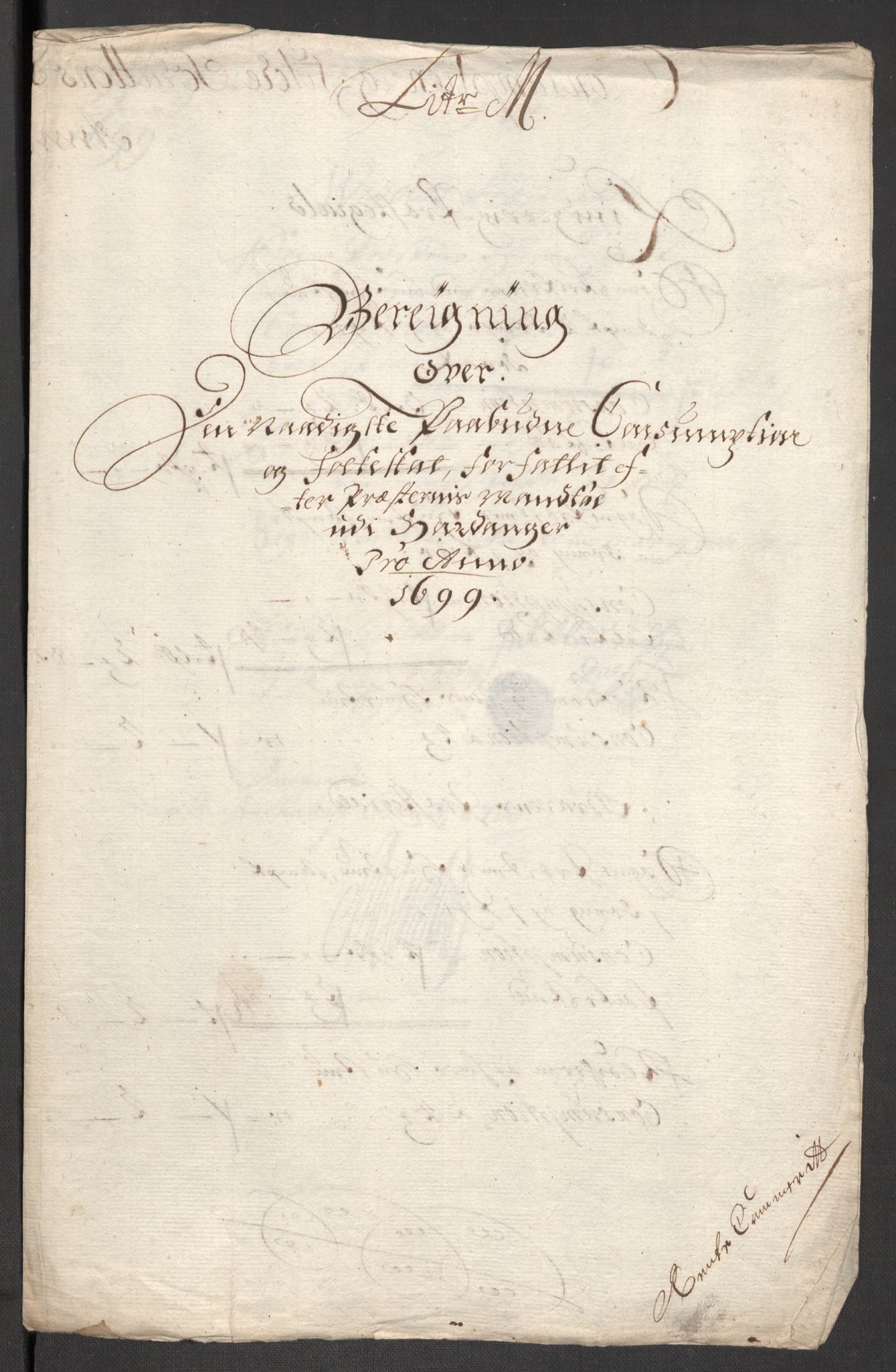 Rentekammeret inntil 1814, Reviderte regnskaper, Fogderegnskap, RA/EA-4092/R48/L2978: Fogderegnskap Sunnhordland og Hardanger, 1699, s. 200