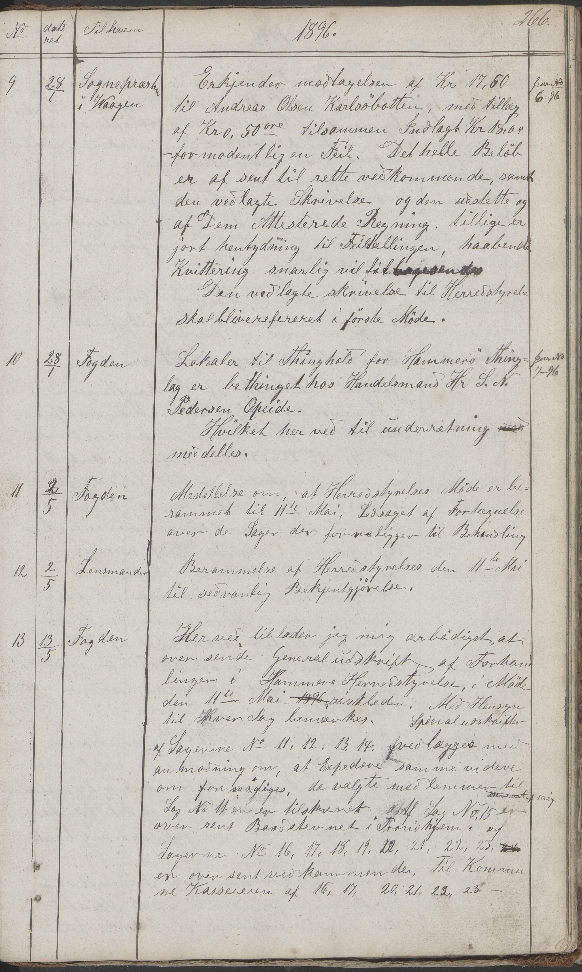 Hamarøy kommune. Formannskapet, AIN/K-18490.150/210/L0001: Protokoll, 1838-1900