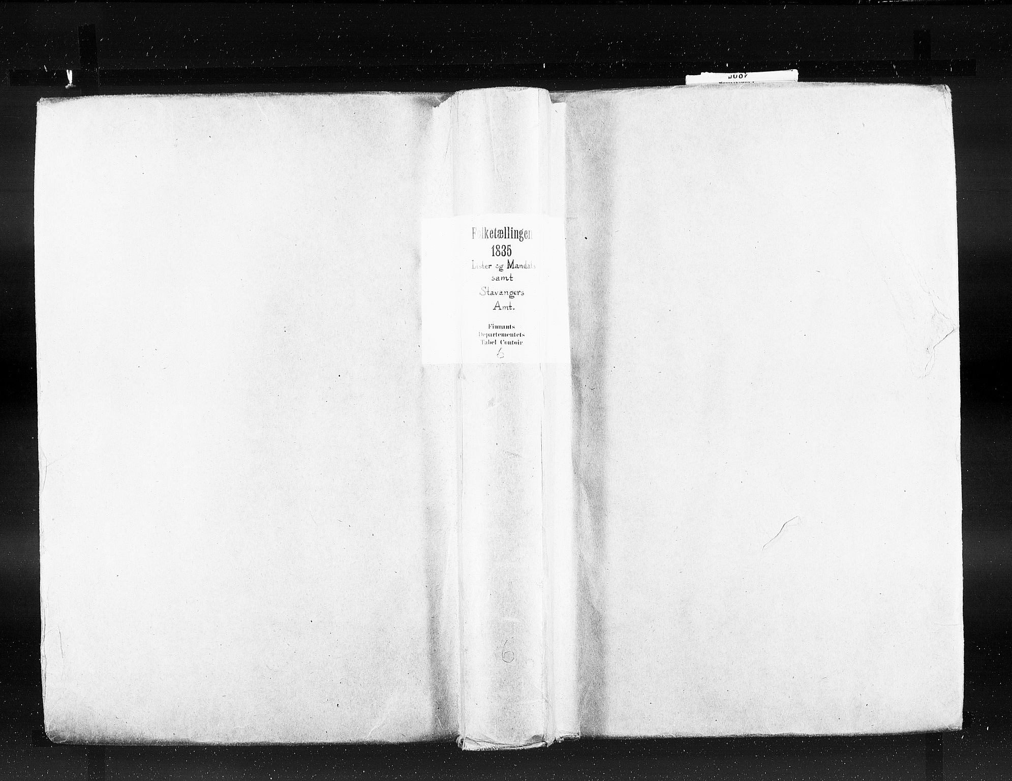 RA, Folketellingen 1835, bind 6: Lister og Mandal amt og Stavanger amt, 1835