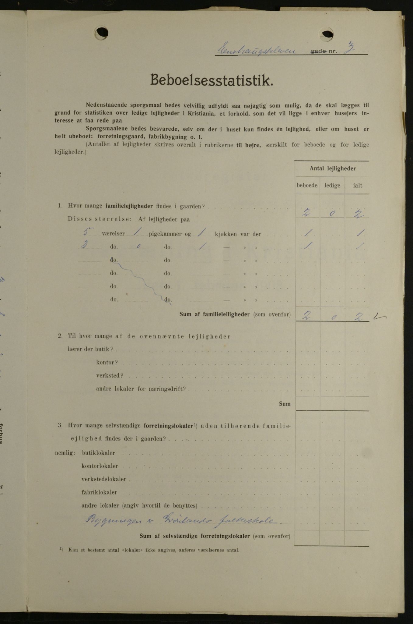 OBA, Kommunal folketelling 1.2.1908 for Kristiania kjøpstad, 1908, s. 19770