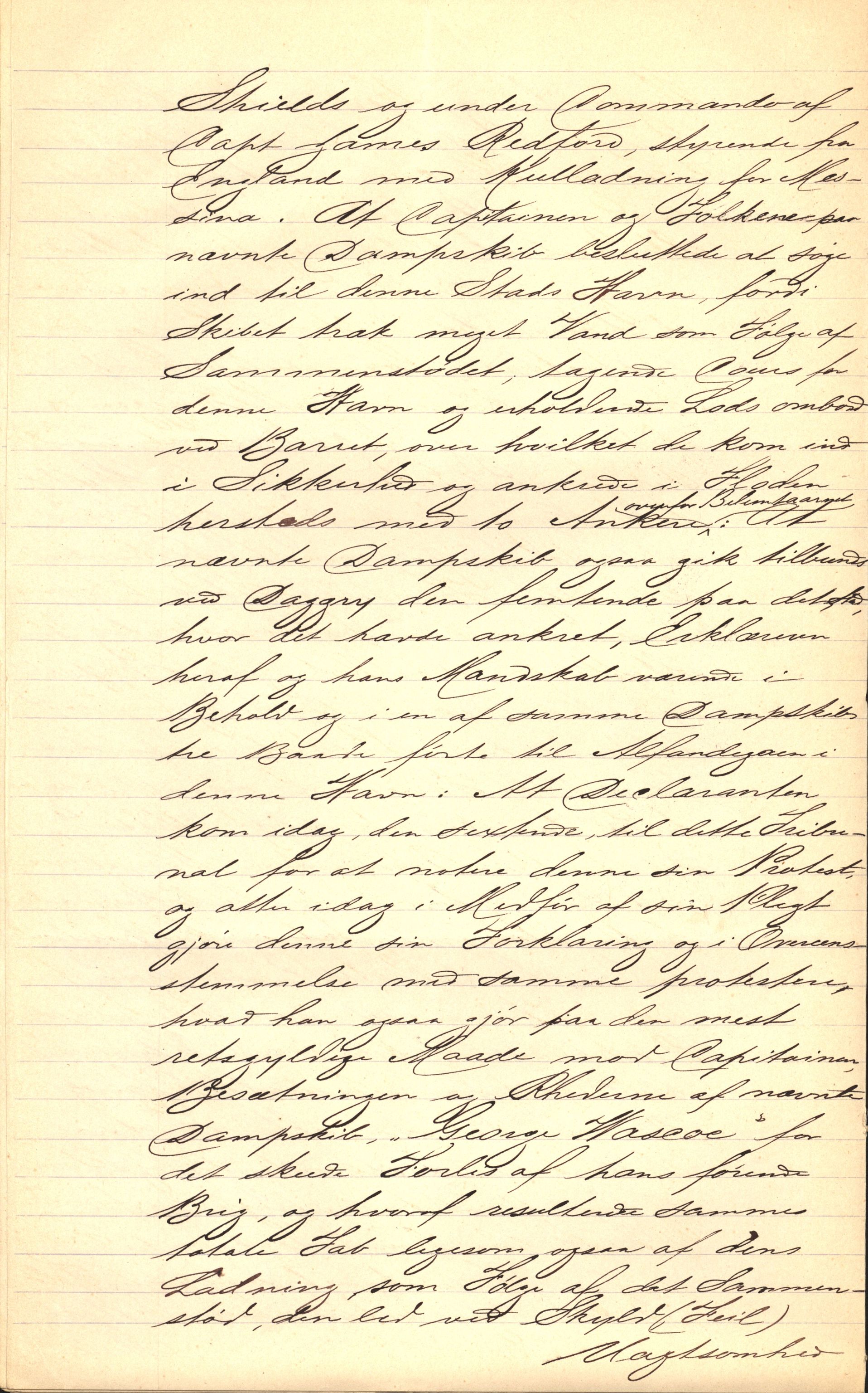 Pa 63 - Østlandske skibsassuranceforening, VEMU/A-1079/G/Ga/L0014/0010: Havaridokumenter / Solveig, Spes & Fides, Framnes, Fosna, 1882, s. 26