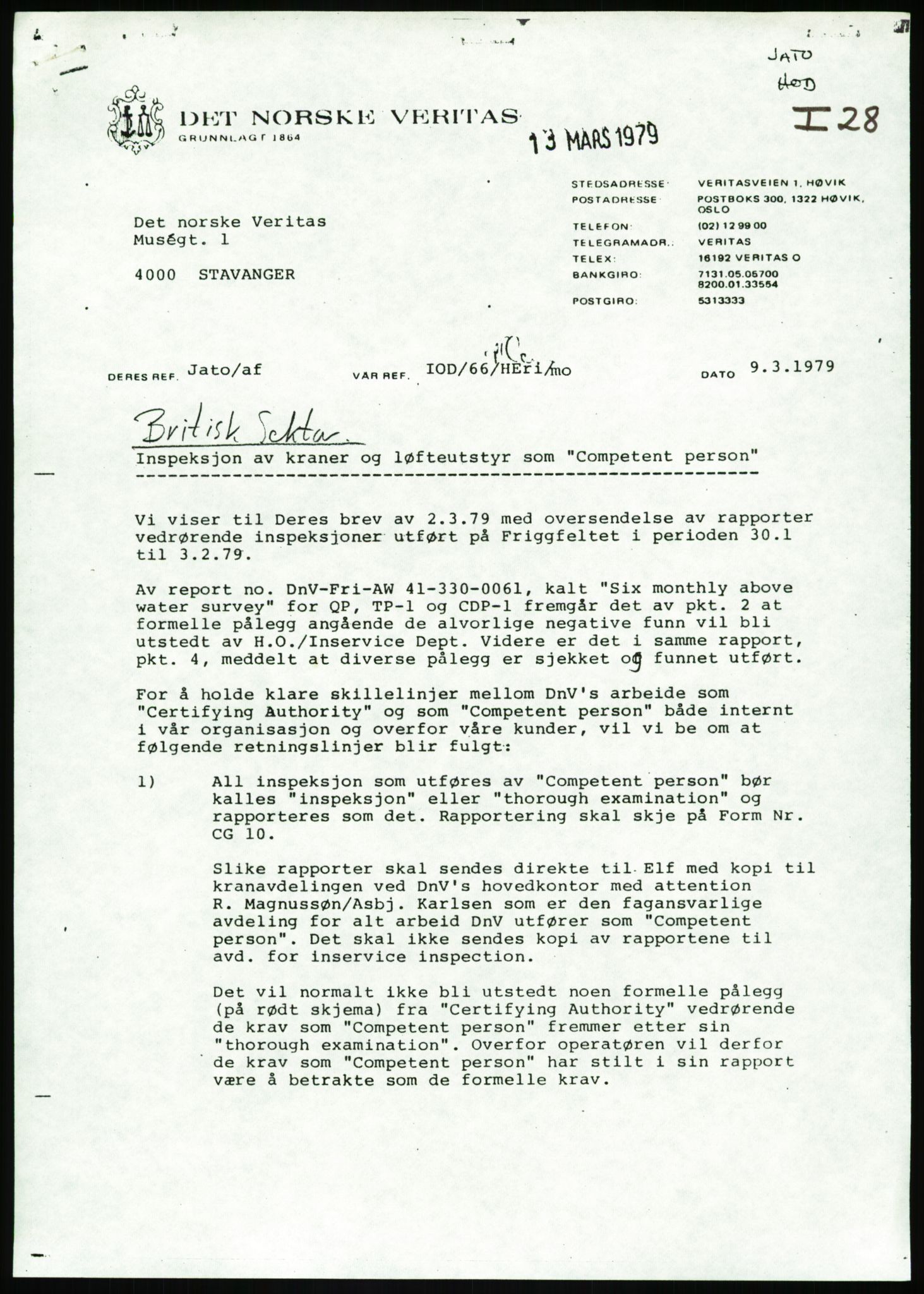 Justisdepartementet, Granskningskommisjonen ved Alexander Kielland-ulykken 27.3.1980, RA/S-1165/D/L0002: I Det norske Veritas (I1-I5, I7-I11, I14-I17, I21-I28, I30-I31)/B Stavanger Drilling A/S (B4), 1980-1981, s. 684