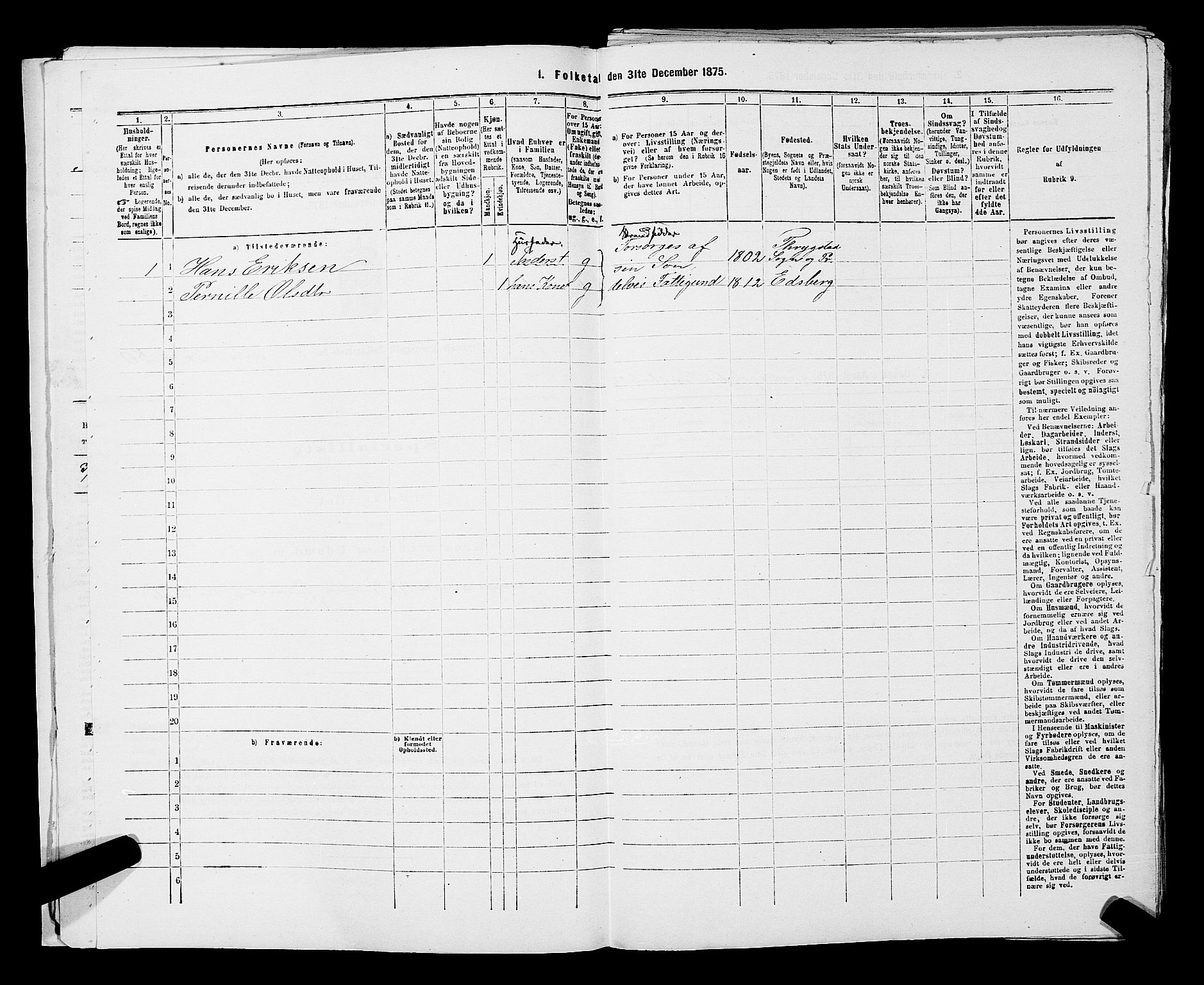 RA, Folketelling 1875 for 0122P Trøgstad prestegjeld, 1875, s. 860