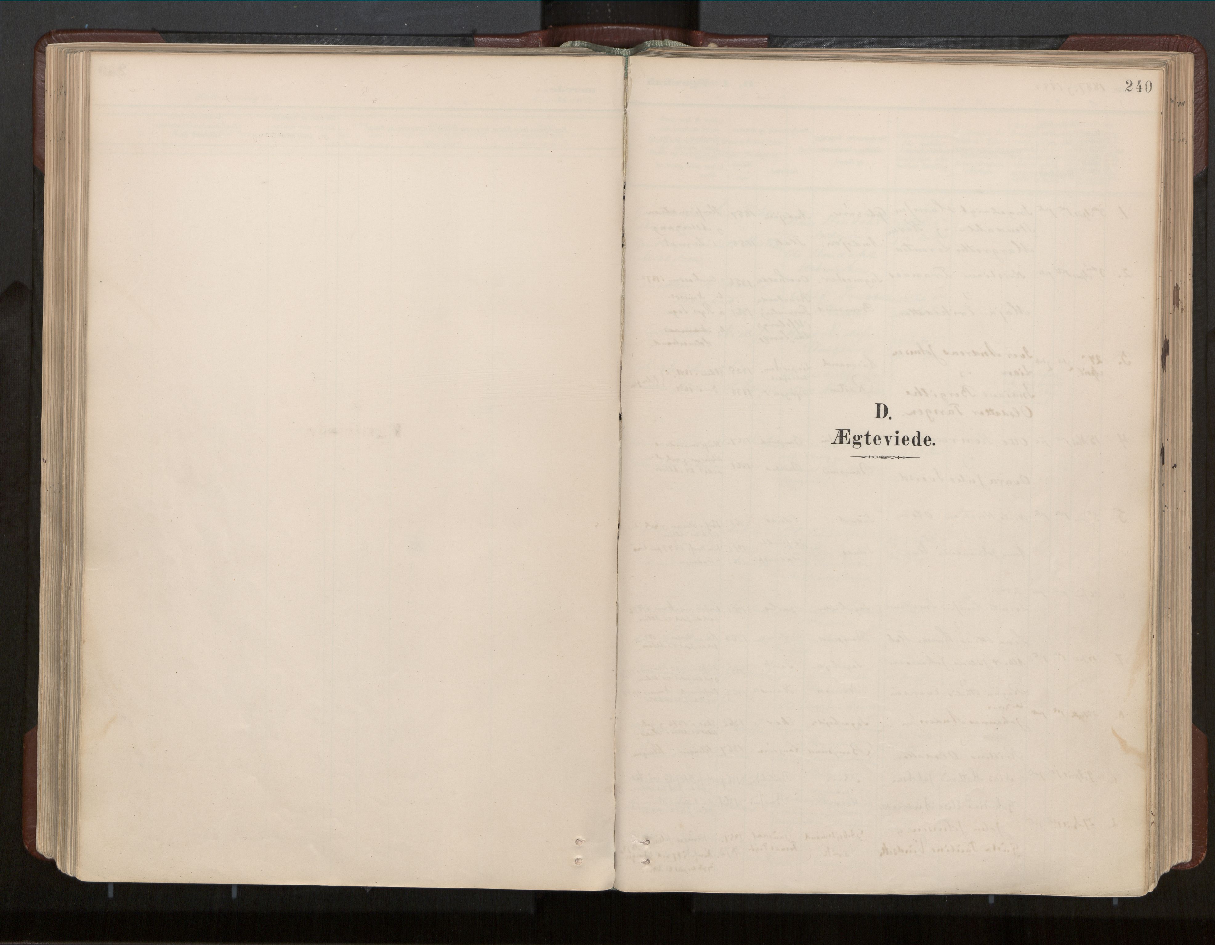 Ministerialprotokoller, klokkerbøker og fødselsregistre - Nord-Trøndelag, SAT/A-1458/770/L0589: Ministerialbok nr. 770A03, 1887-1929, s. 240