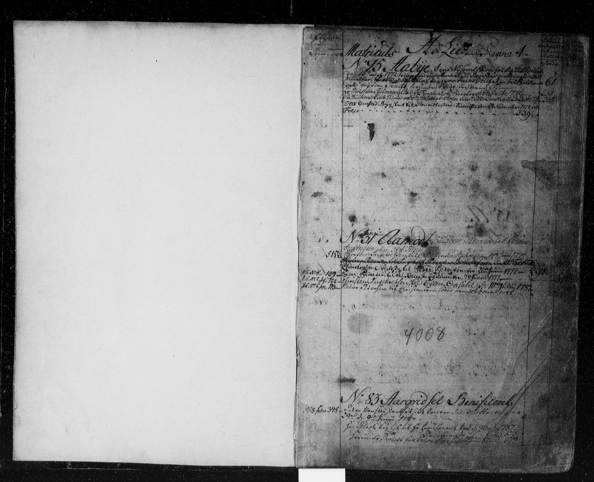 Lier, Røyken og Hurum sorenskriveri, SAKO/A-89/G/Gb/Gba/L0004: Panteregister nr. I 4, 1771-1788, s. 1