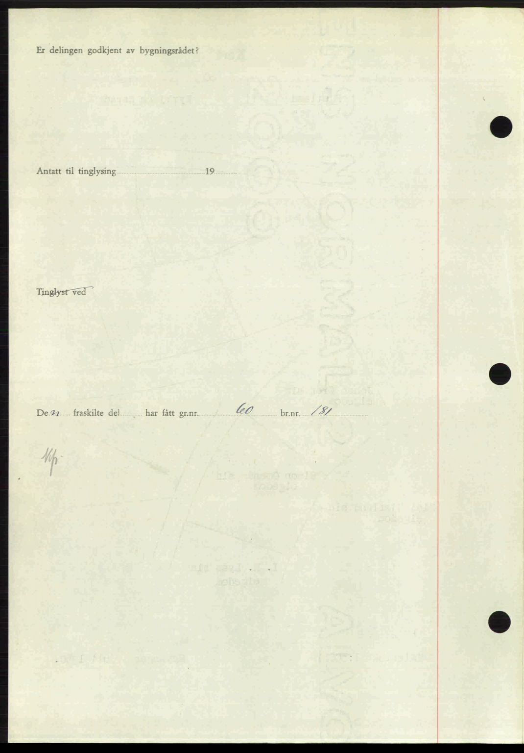 Ytre Sogn tingrett, AV/SAB-A-2601/1/G/Gbb/L0009: Pantebok nr. A6 - A7 (B4), 1950-1950, Dagboknr: 920/1950