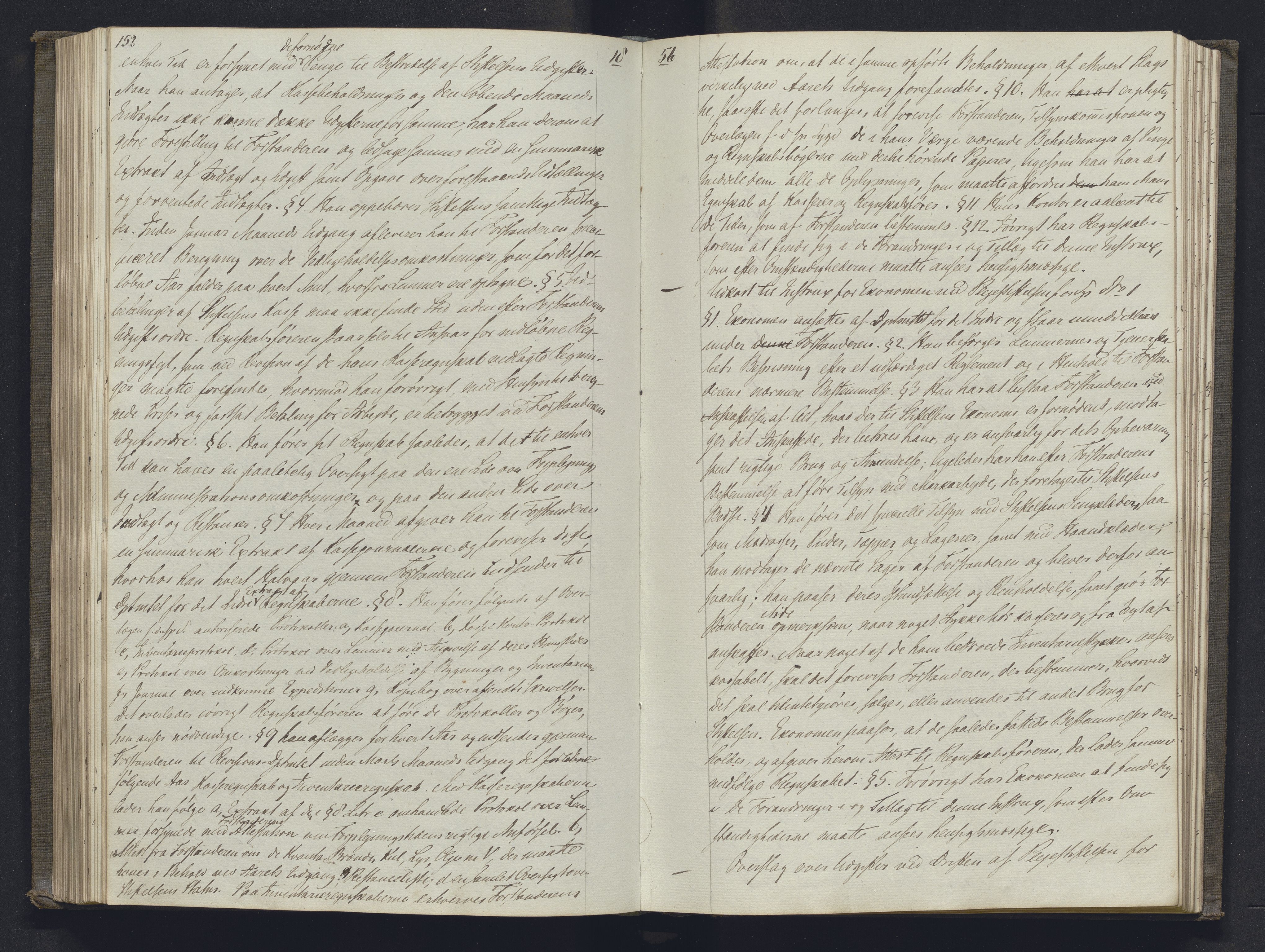Lepraarkiver - Overlegen for den spedalske sykdom, AV/SAB-A-61001/B.b/L0001: Kopibok, 1854-1858, s. 152-153
