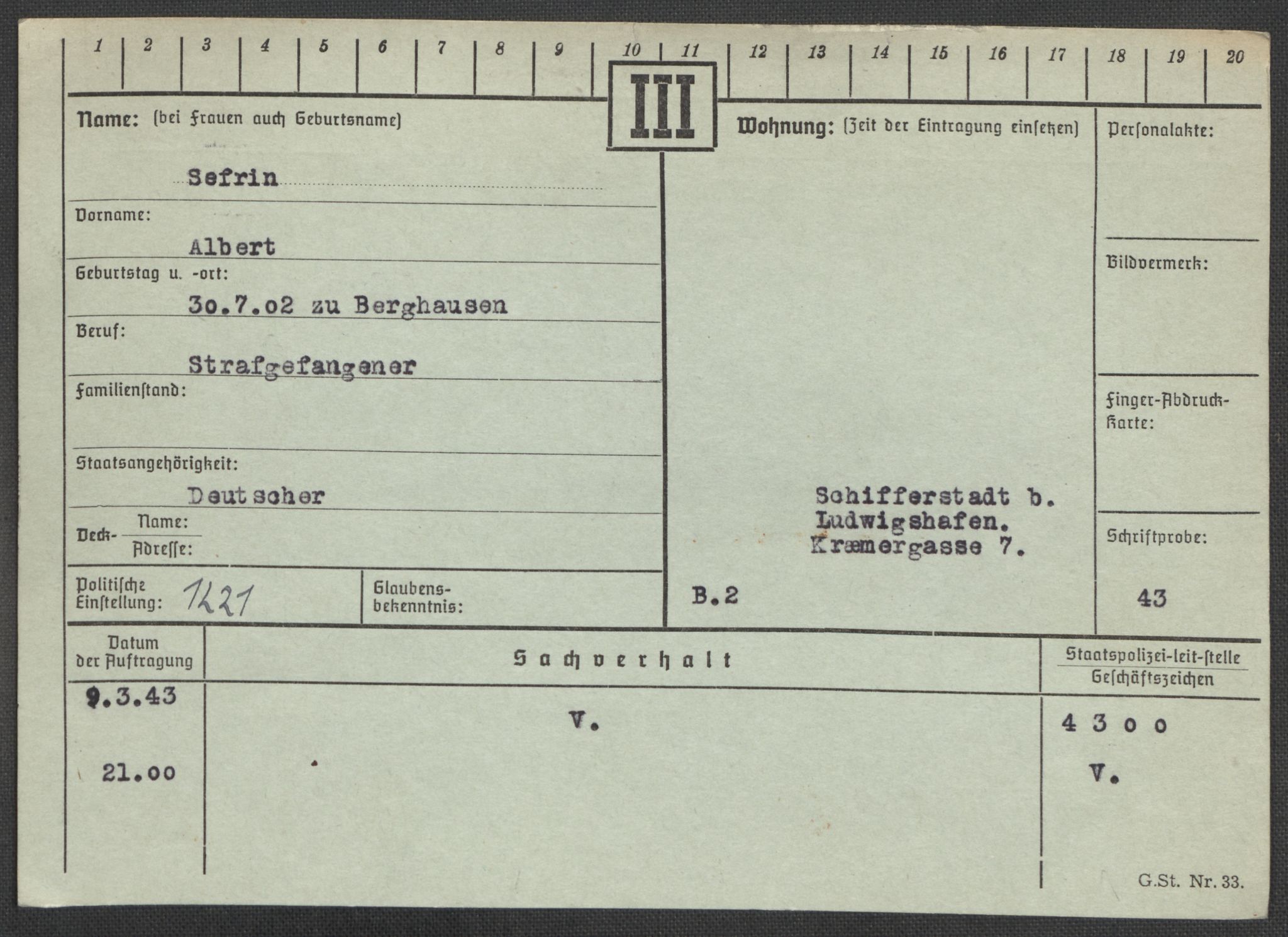 Befehlshaber der Sicherheitspolizei und des SD, AV/RA-RAFA-5969/E/Ea/Eaa/L0009: Register over norske fanger i Møllergata 19: Ru-Sy, 1940-1945, s. 572