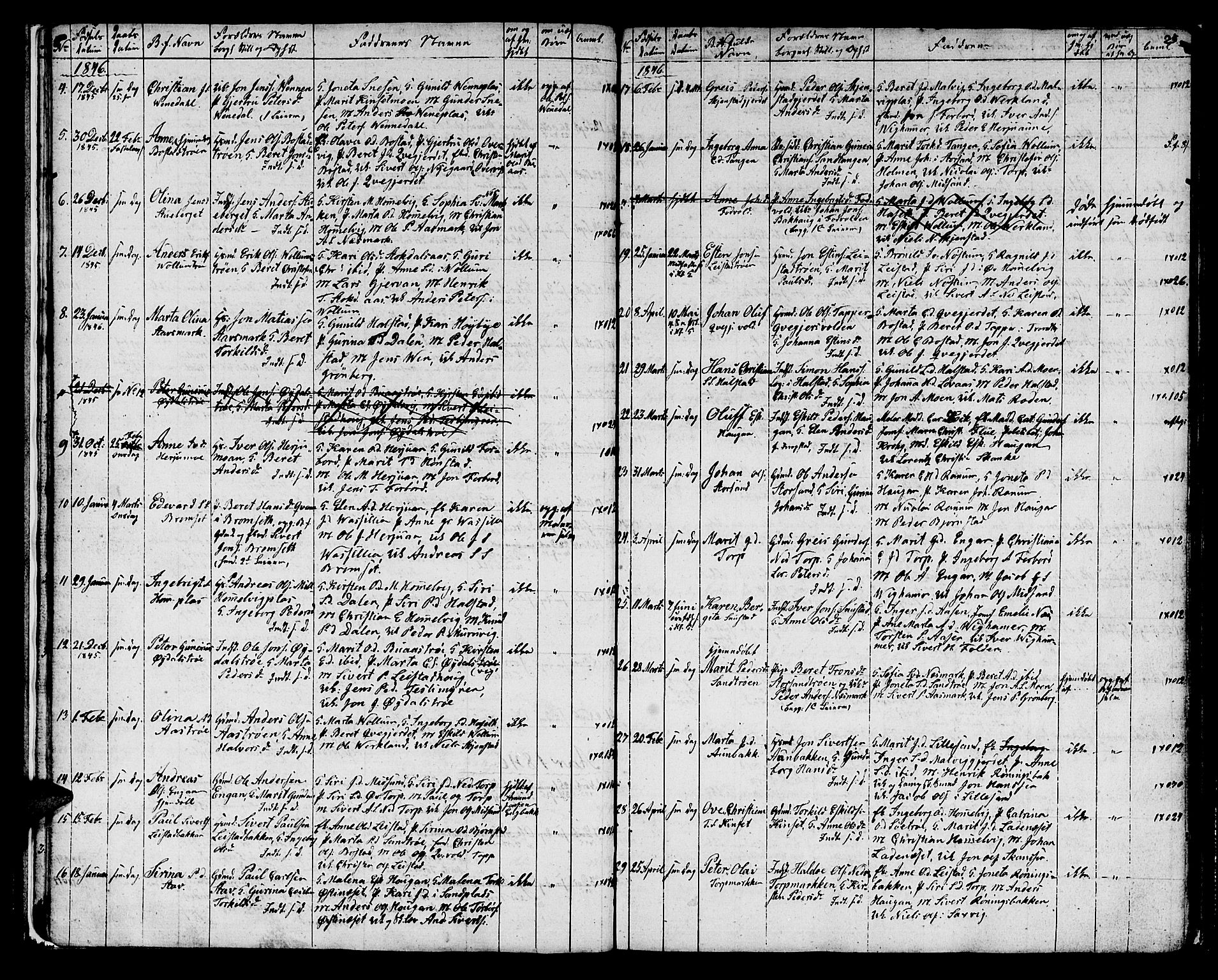 Ministerialprotokoller, klokkerbøker og fødselsregistre - Sør-Trøndelag, AV/SAT-A-1456/616/L0421: Klokkerbok nr. 616C04, 1834-1850, s. 23