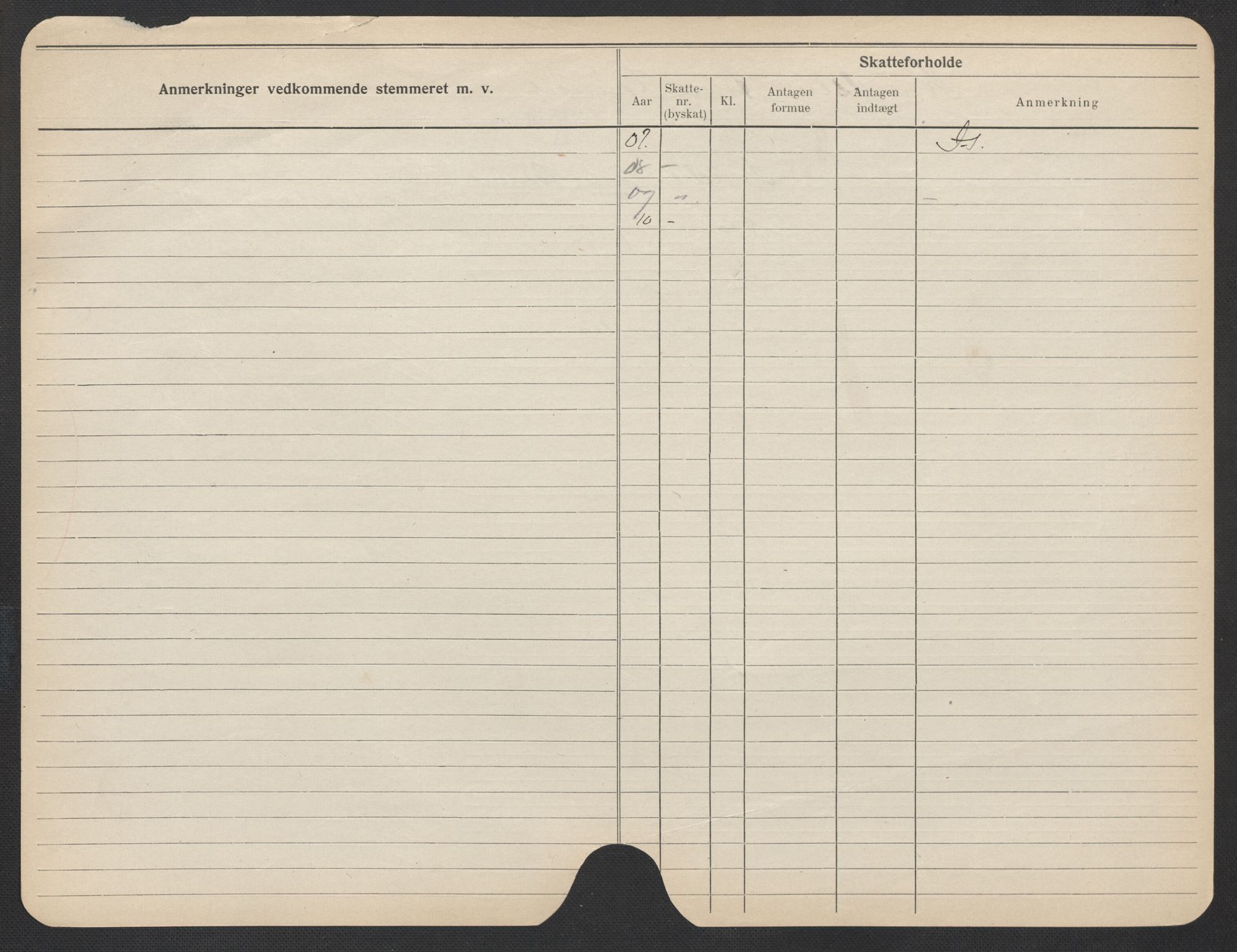 Oslo folkeregister, Registerkort, SAO/A-11715/F/Fa/Fac/L0018: Kvinner, 1906-1914, s. 1200b