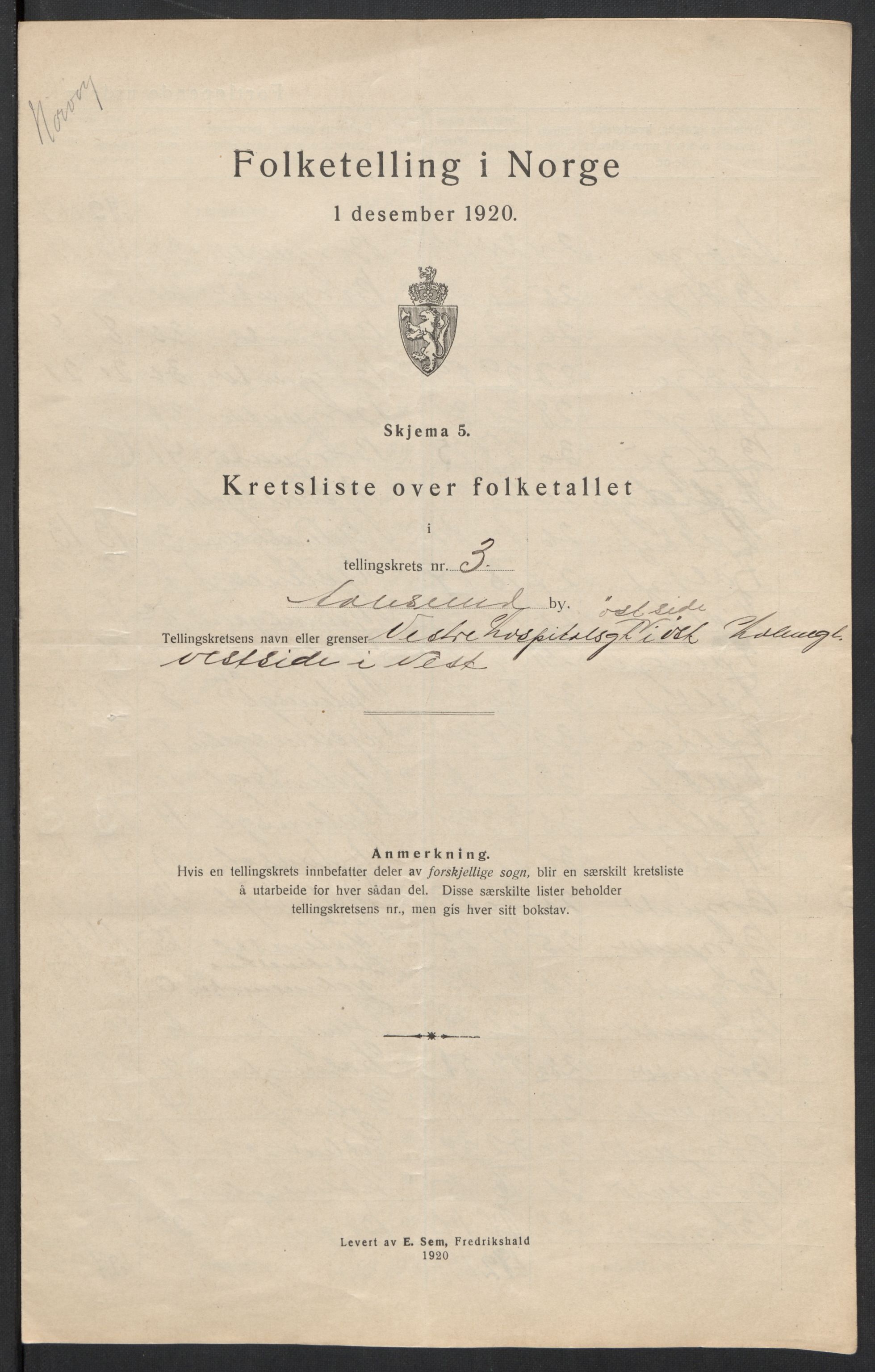 SAT, Folketelling 1920 for 1501 Ålesund kjøpstad, 1920, s. 12