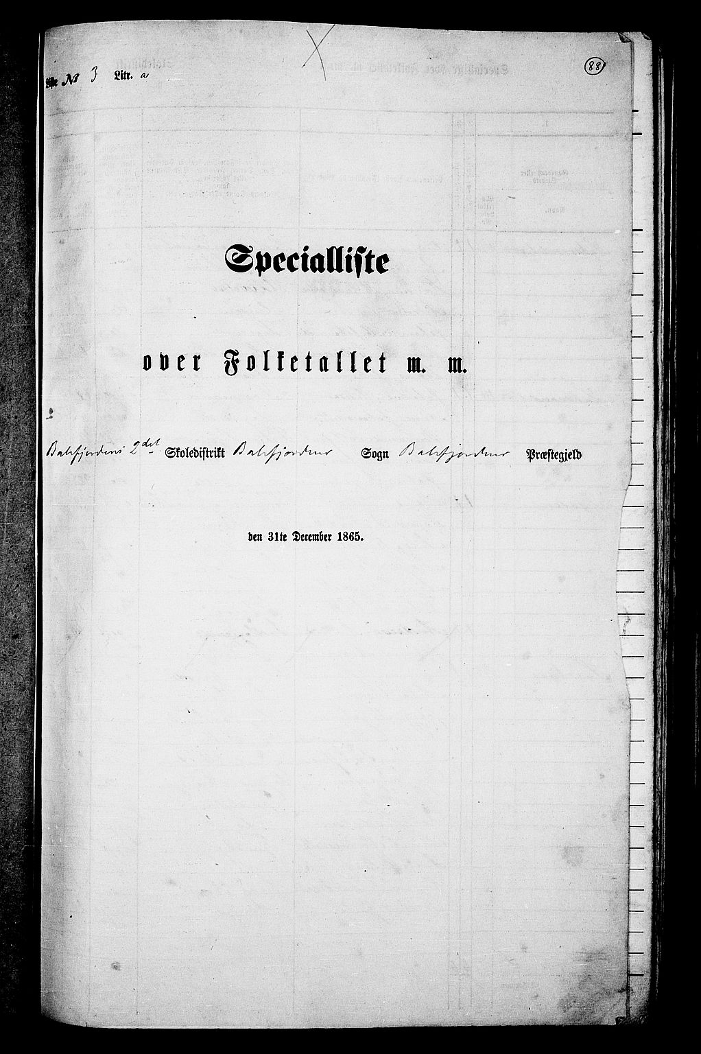 RA, Folketelling 1865 for 1933P Balsfjord prestegjeld, 1865, s. 31