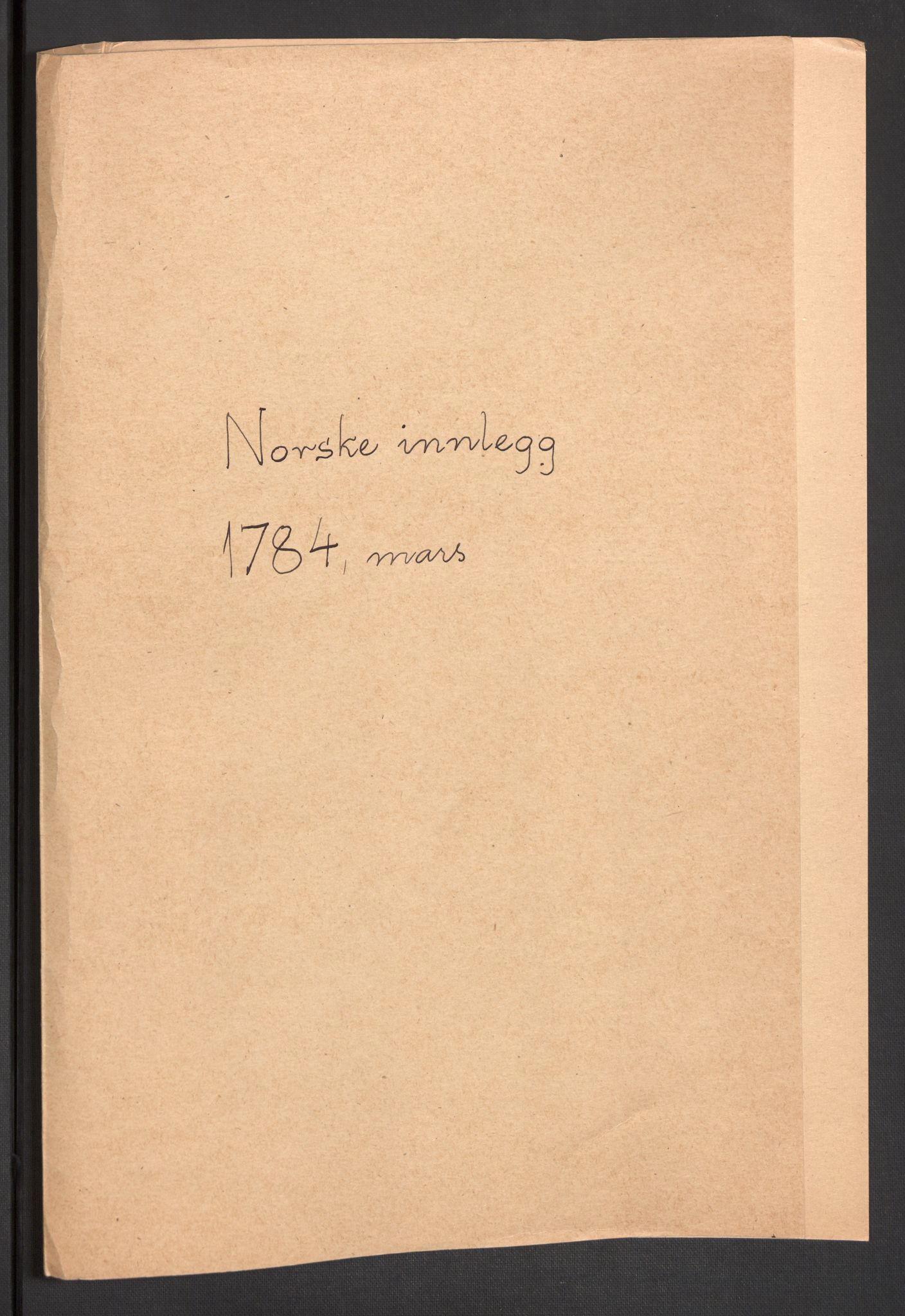 Danske Kanselli 1572-1799, AV/RA-EA-3023/F/Fc/Fcc/Fcca/L0249: Norske innlegg 1572-1799, 1784, s. 470