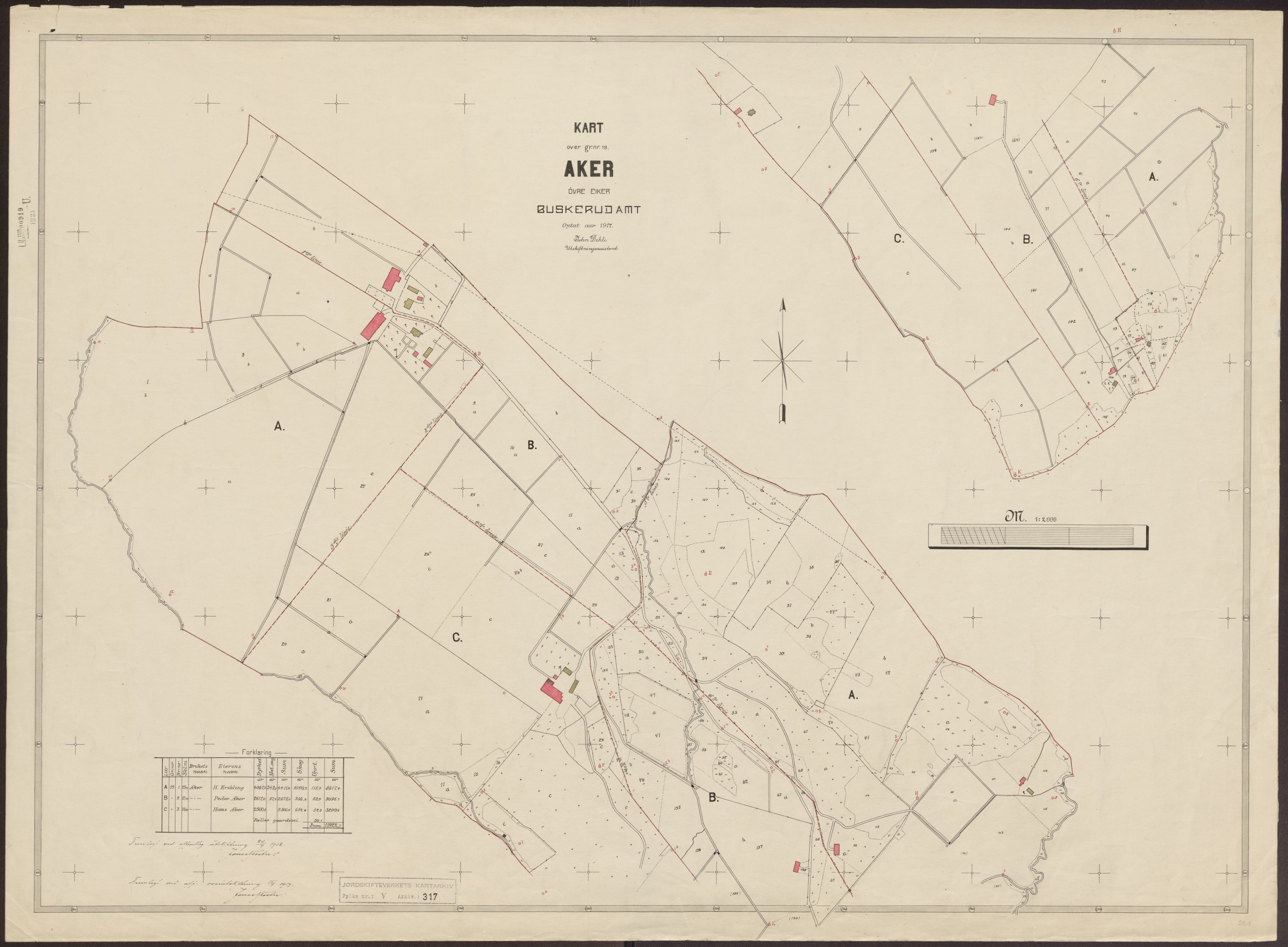 Jordskifteverkets kartarkiv, AV/RA-S-3929/T, 1859-1988, s. 458